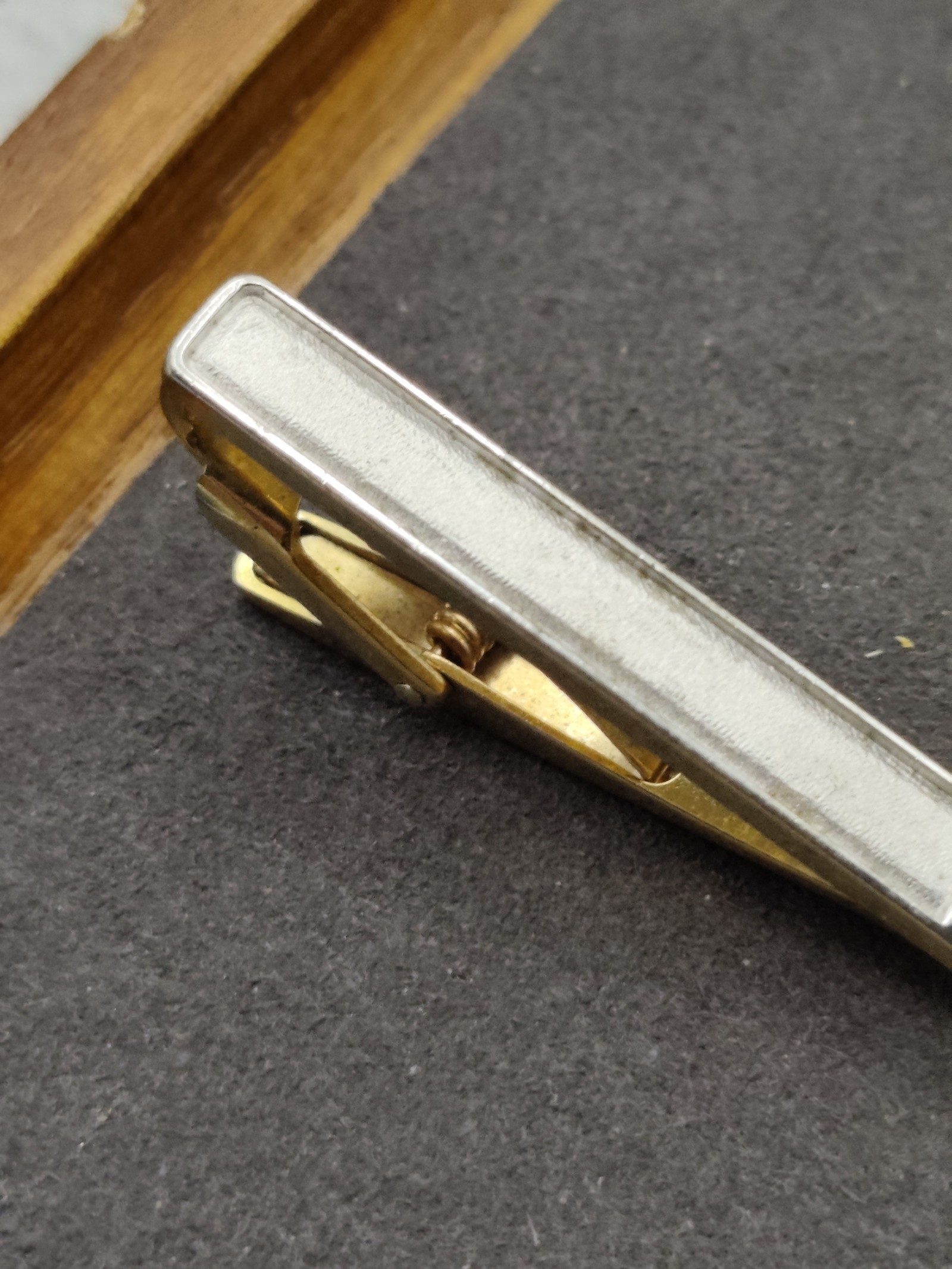 Celine Silver & Gold Tone Tie Clip image 5