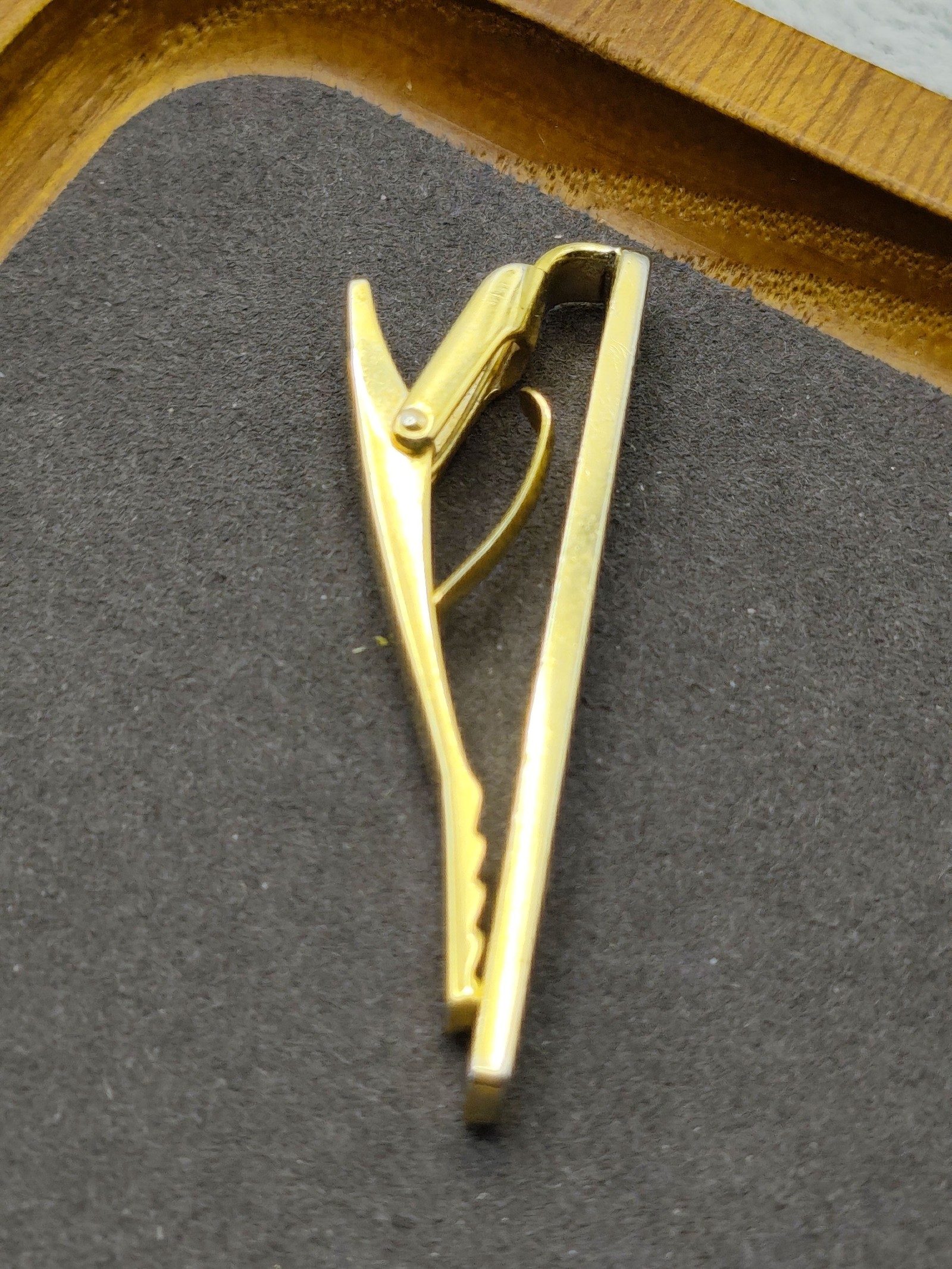 Celine Silver & Gold Tone Tie Clip image 6