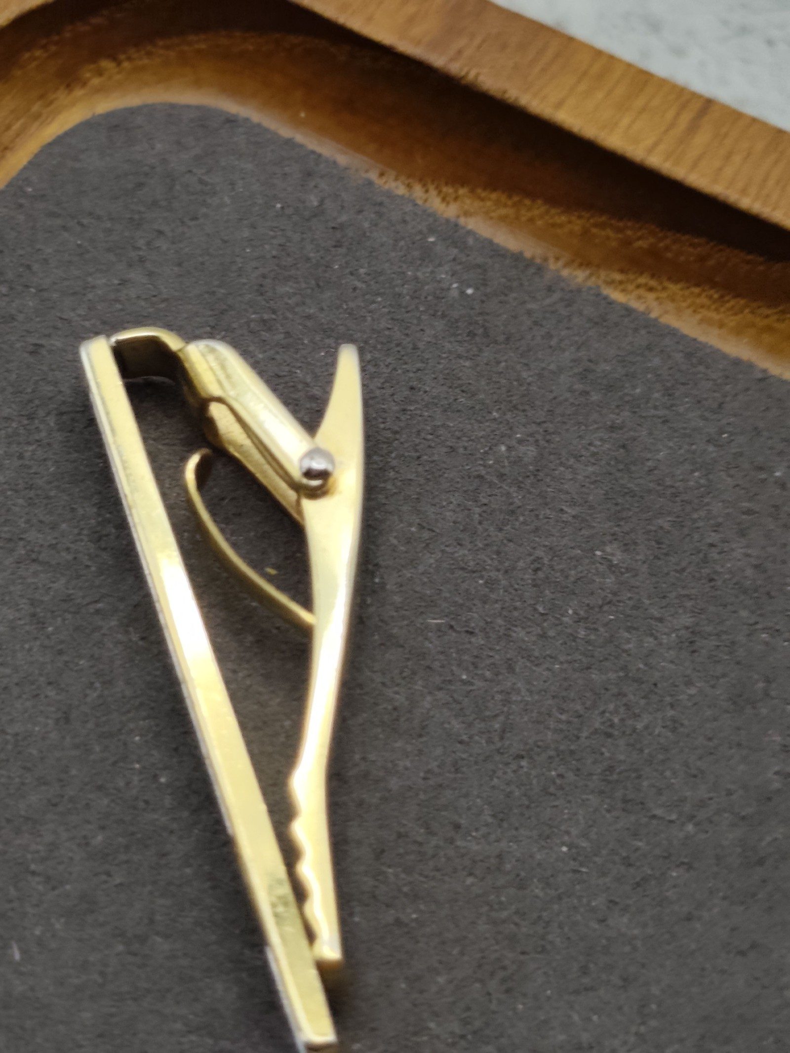 Celine Silver & Gold Tone Tie Clip image 7