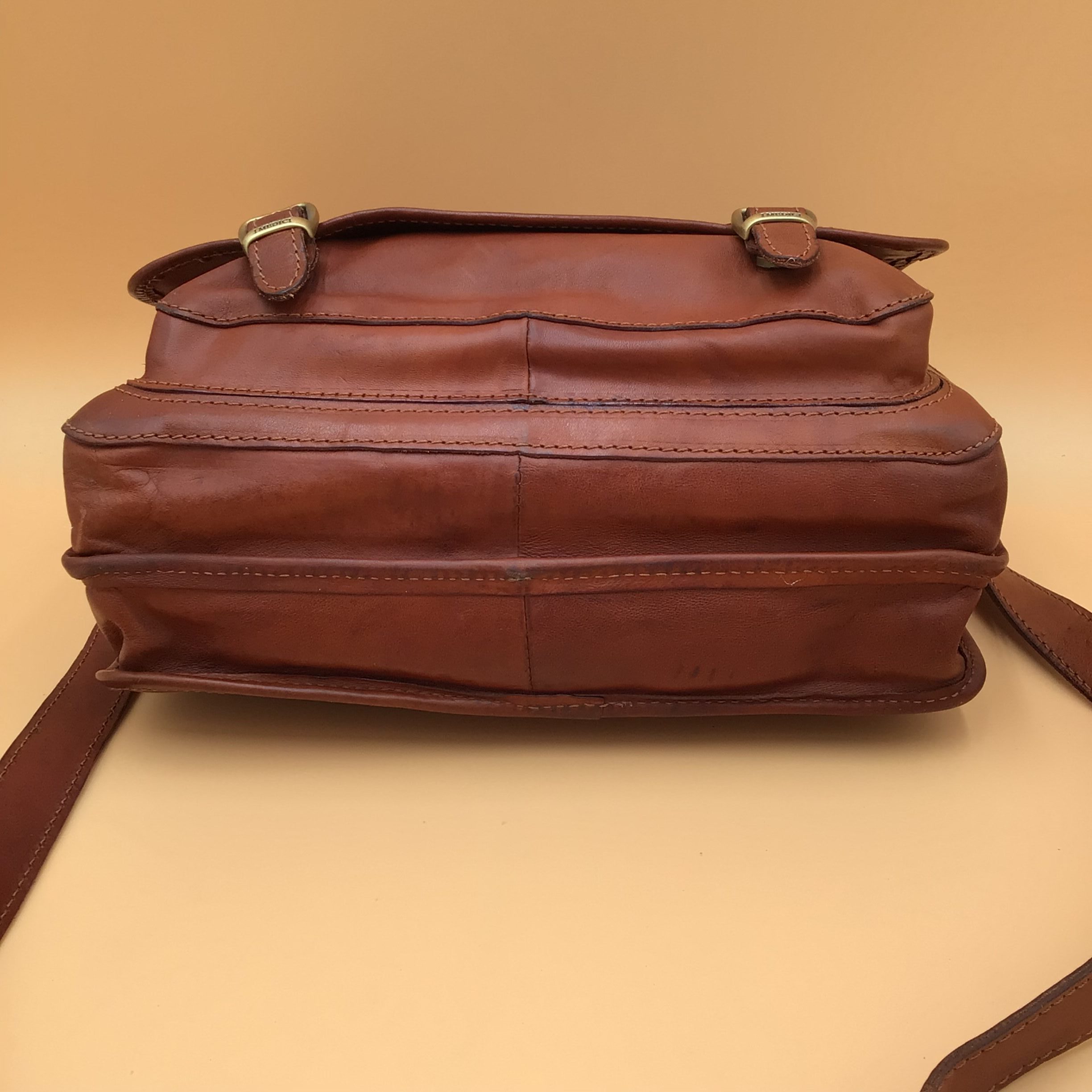 Il Medici Unisex Marrone Borsa a Tracolla in Pelle modello Satchel image 7