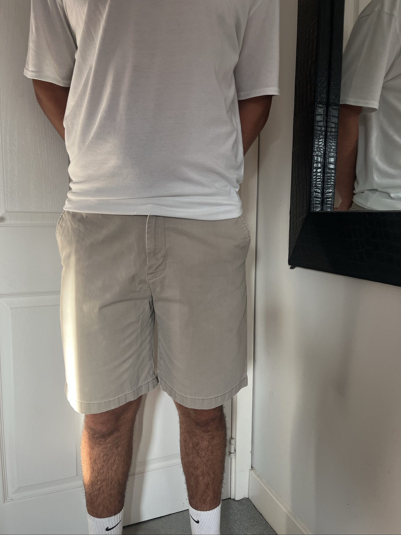 Nautica Men's Beige Cotton Chino Shorts Medium image 2