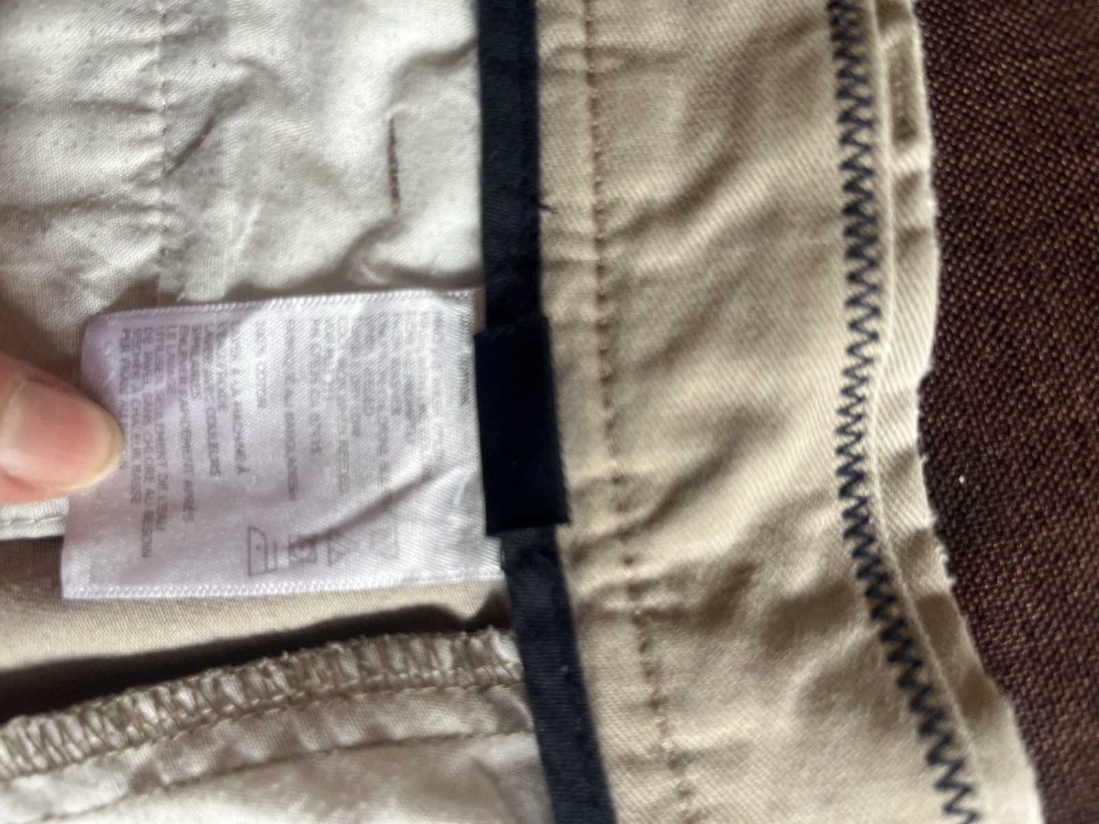 Nautica Men's Beige Cotton Chino Shorts Medium image 7