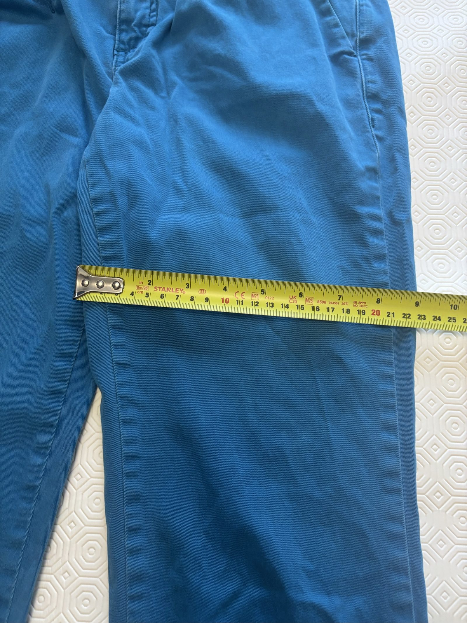 White Stuff Blue Casual Trousers Size 12 Relaxed Fit image 2