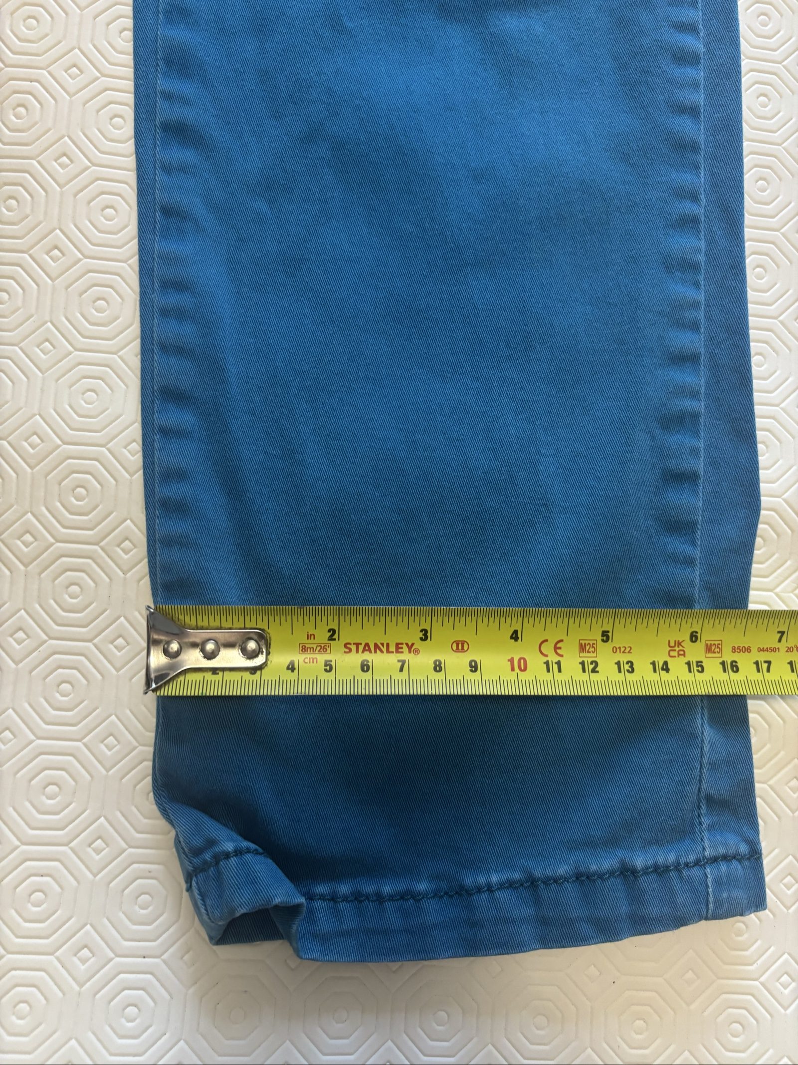 White Stuff Blue Casual Trousers Size 12 Relaxed Fit image 3