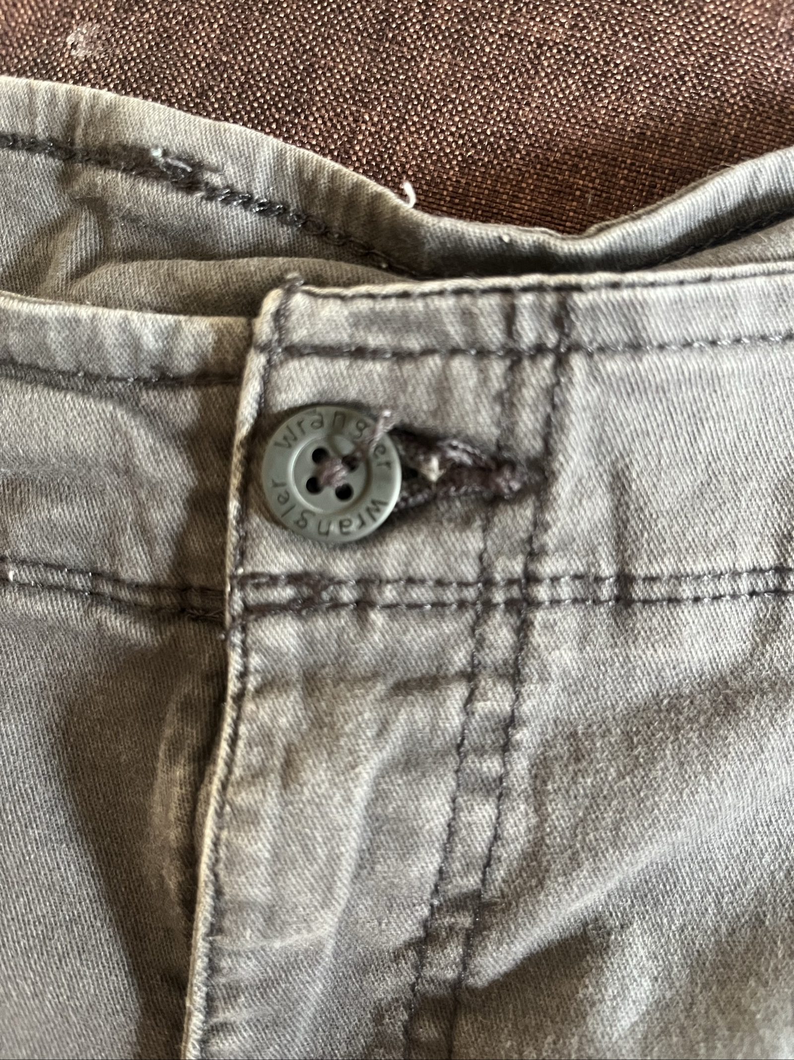 Wrangler Men's Grey Cargo Shorts L Reg Cotton 98% & Spandex 2% image 7