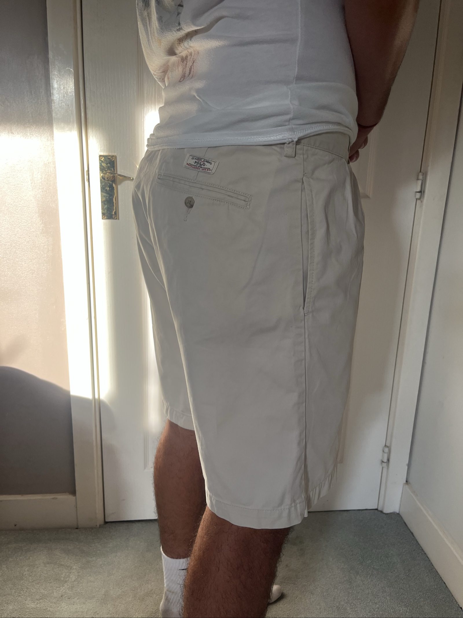 Polo Ralph Lauren Men's Beige Classic Chino Shorts Large