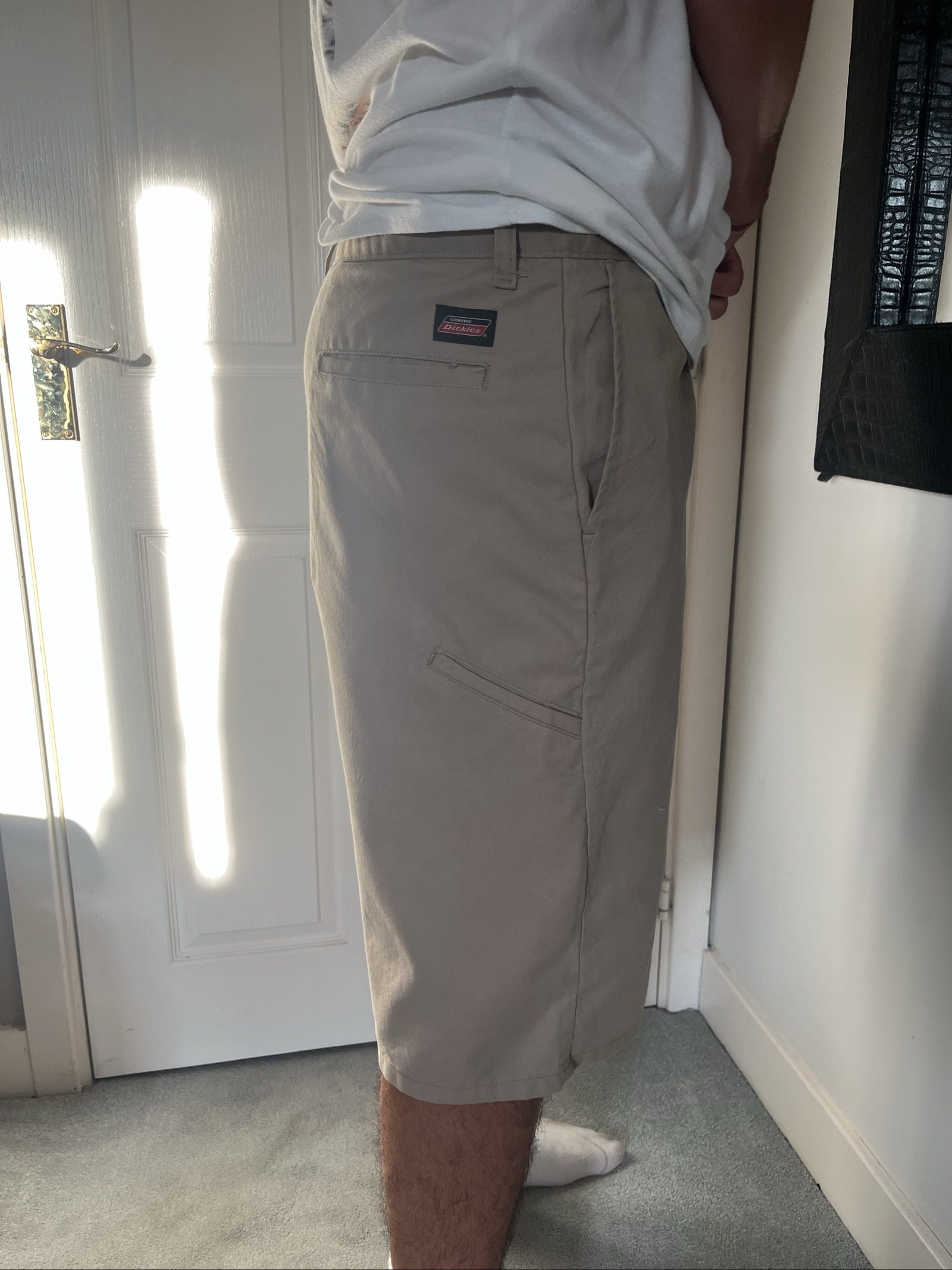 Dickies Men's Beige Work Shorts Large Classic Fit image 2
