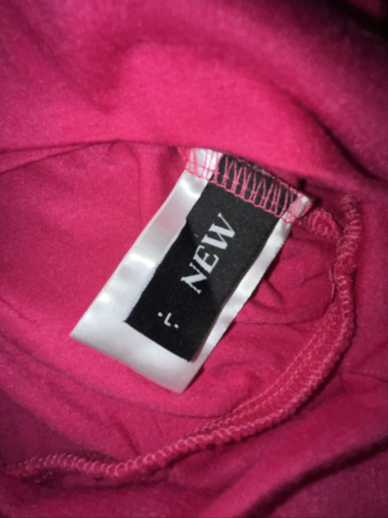 F. New Women Pink V-Neck Short Sleeve Top Medium image 2