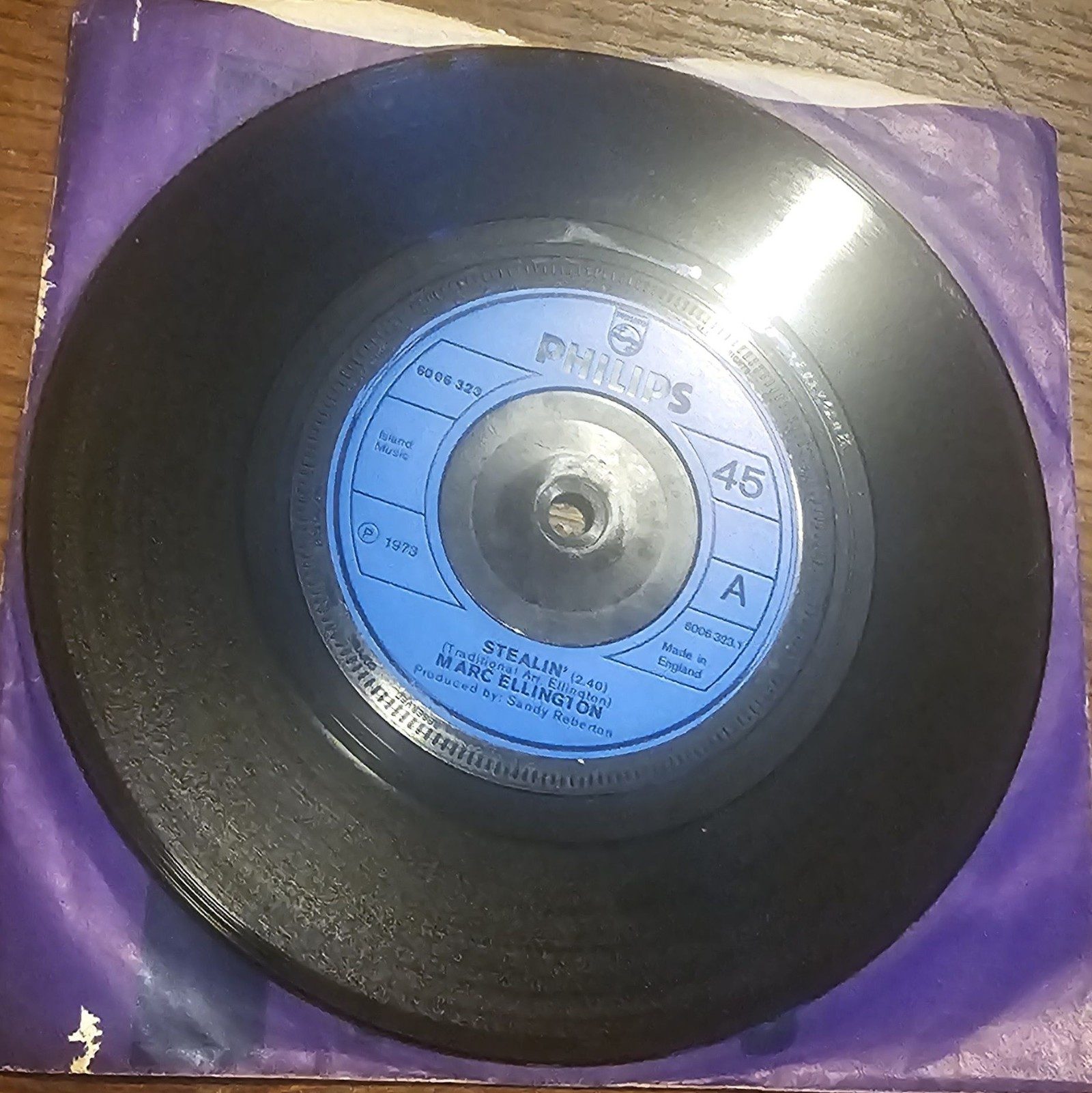 Marc Ellington Stealin and The Answer Is You Philips 7" 6006 323