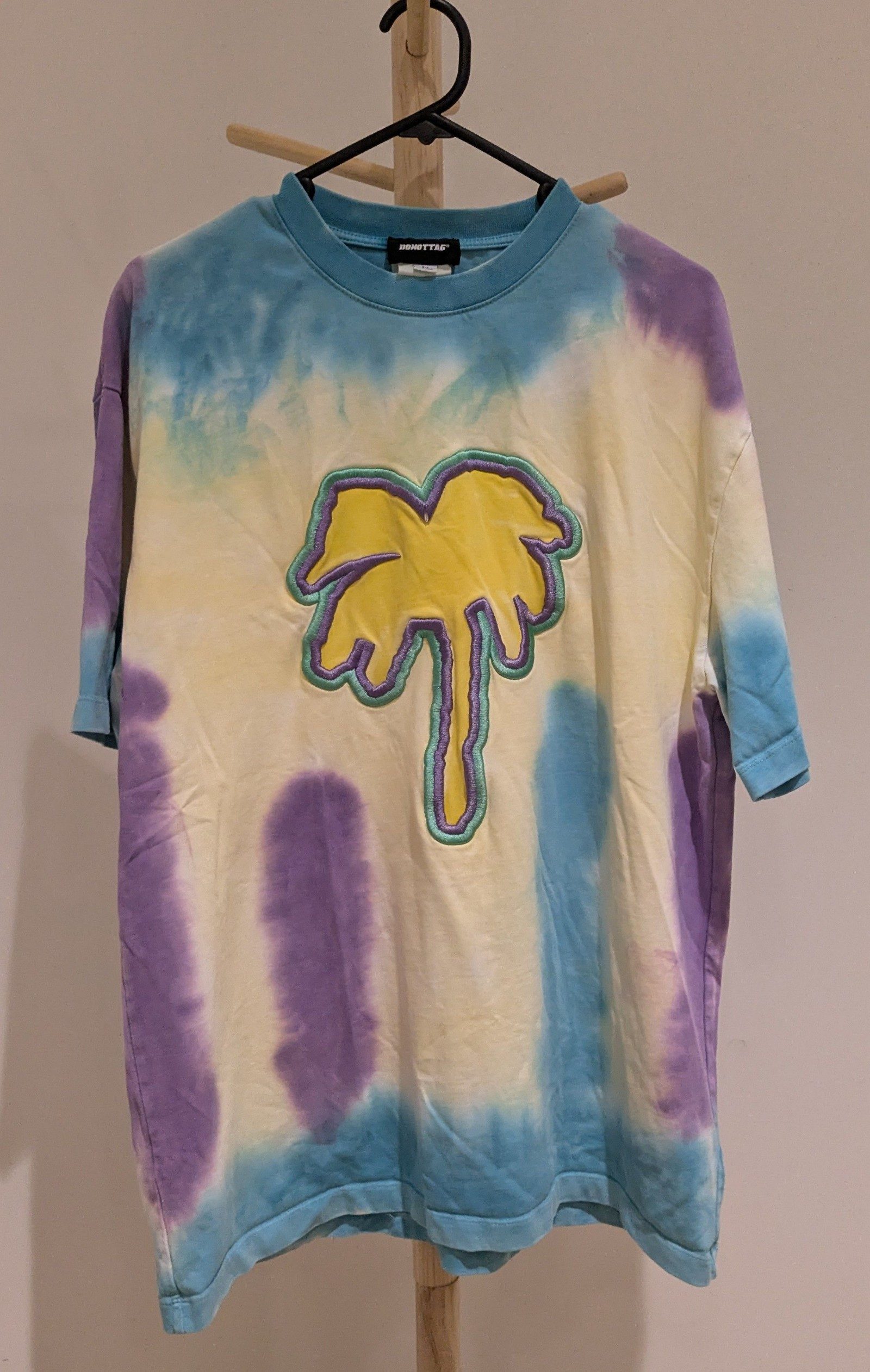 DONOTTAG Men’s Tie Dye Embroidered T‑Shirt S image 2