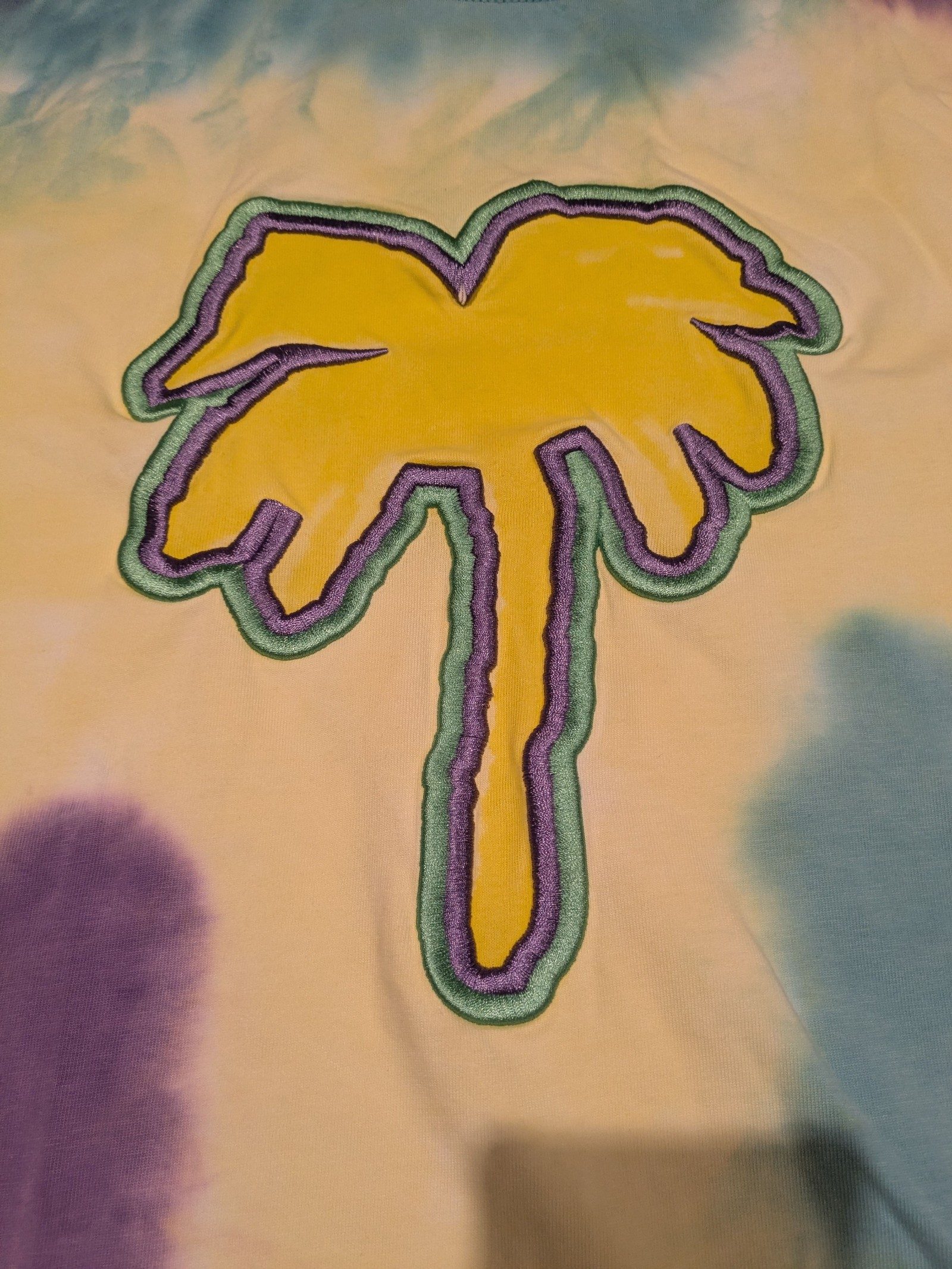 DONOTTAG Men’s Tie Dye Embroidered T‑Shirt S image 5