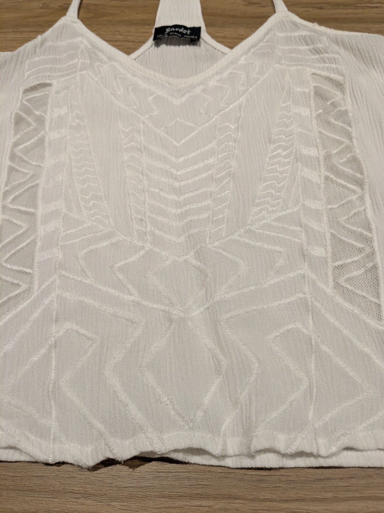 Bardot Boho Women's Embroidered Cami Tank XS UK 8 image 3