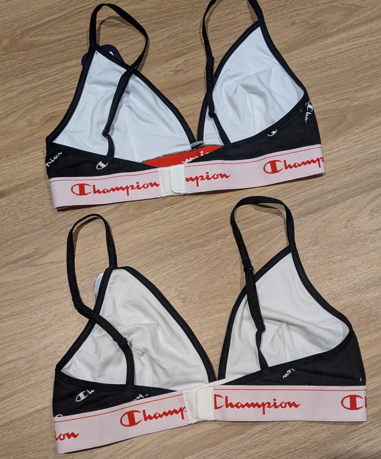 Champion Logo Bralette 2‑Pack Size 12 BNWT image 2