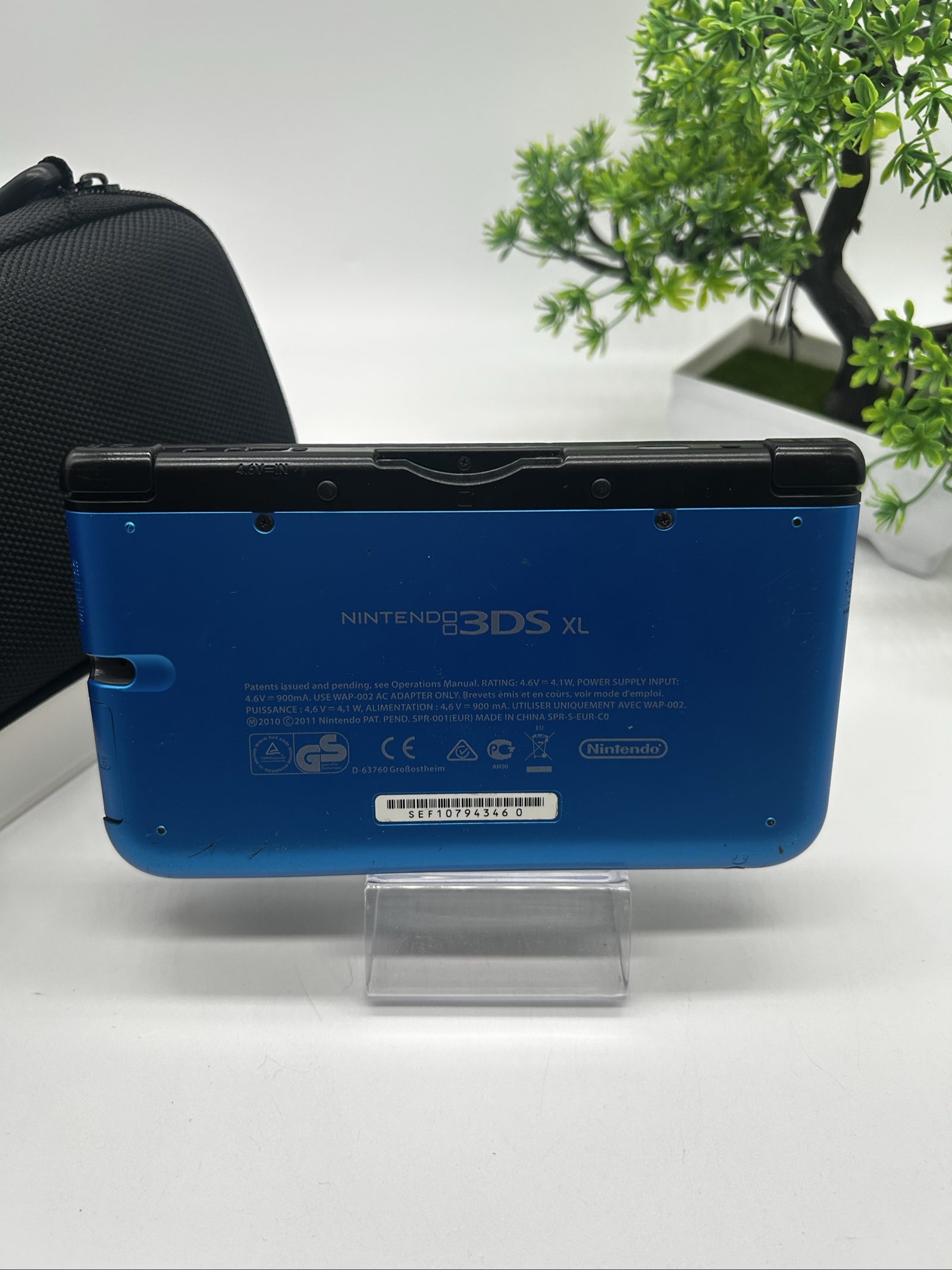 Nintendo 3DS XL Blu + Caricatore Originale + Custodia + SD 4GB image 9