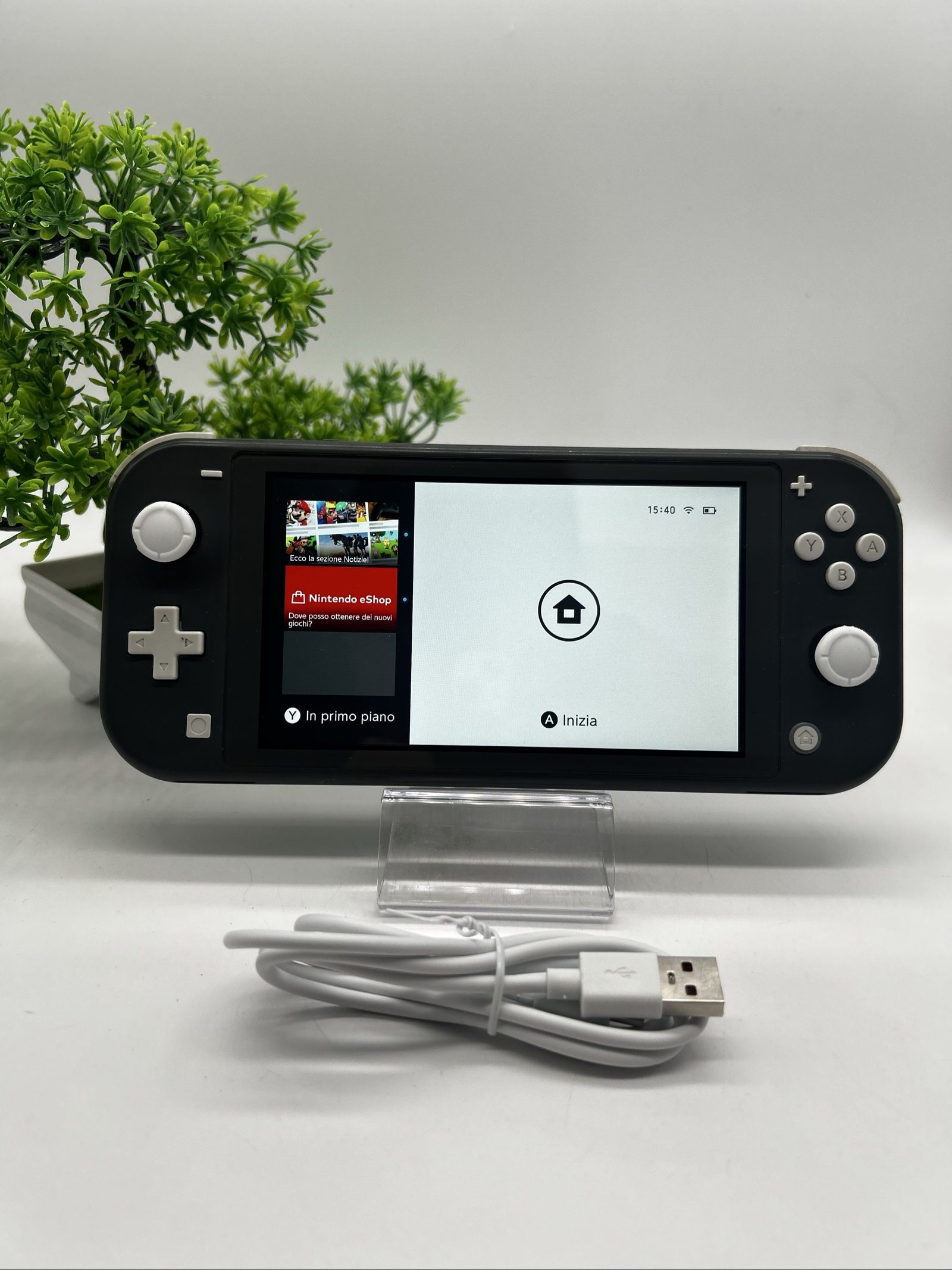 Nintendo Switch Lite Grigia – Ottime Condizioni + Cavo USB