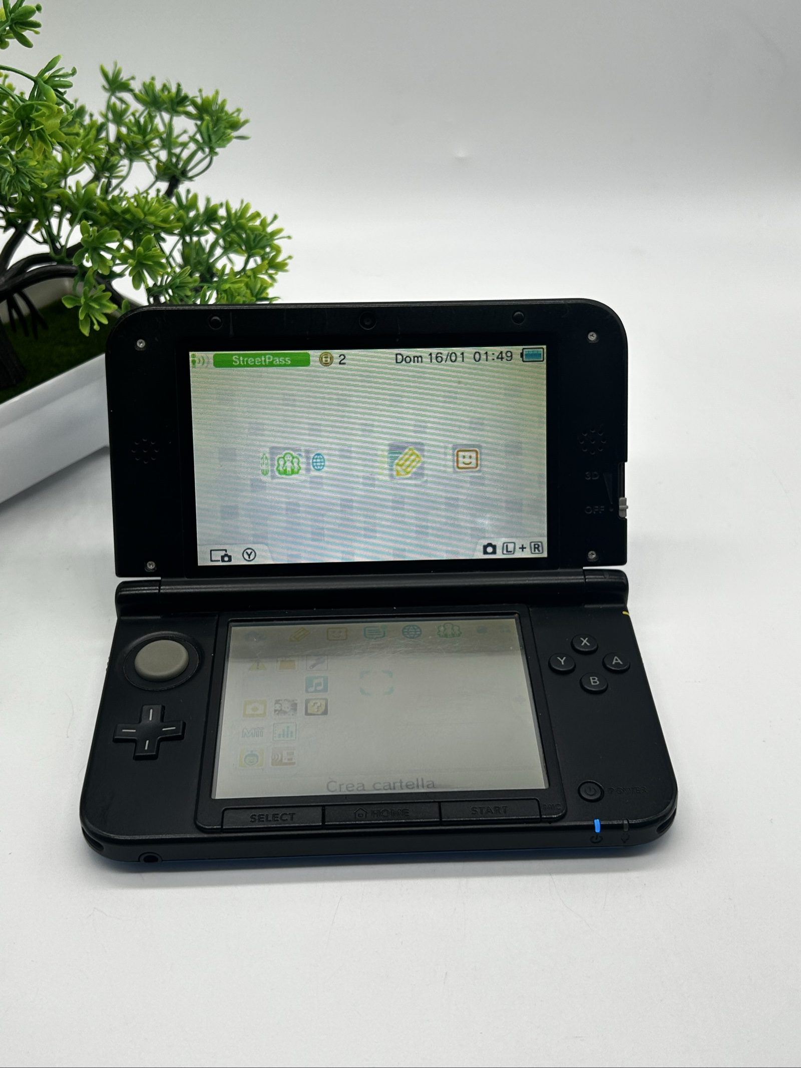 Nintendo 3DS XL Blu – Difettoso – Legge Giochi – Per Riparazione/Ricambi