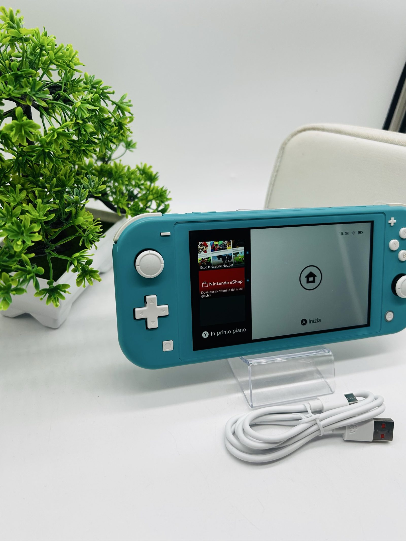 Nintendo Switch Lite Turchese + Custodia + Cavo USB – Ottime Condizioni image 5