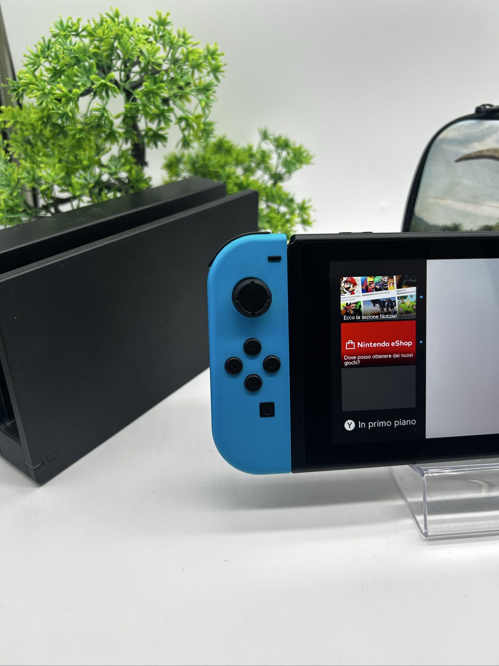 Nintendo Switch V2 Blu/Rossa + SD 128GB + Custodia – Completa – Eccellente image 5