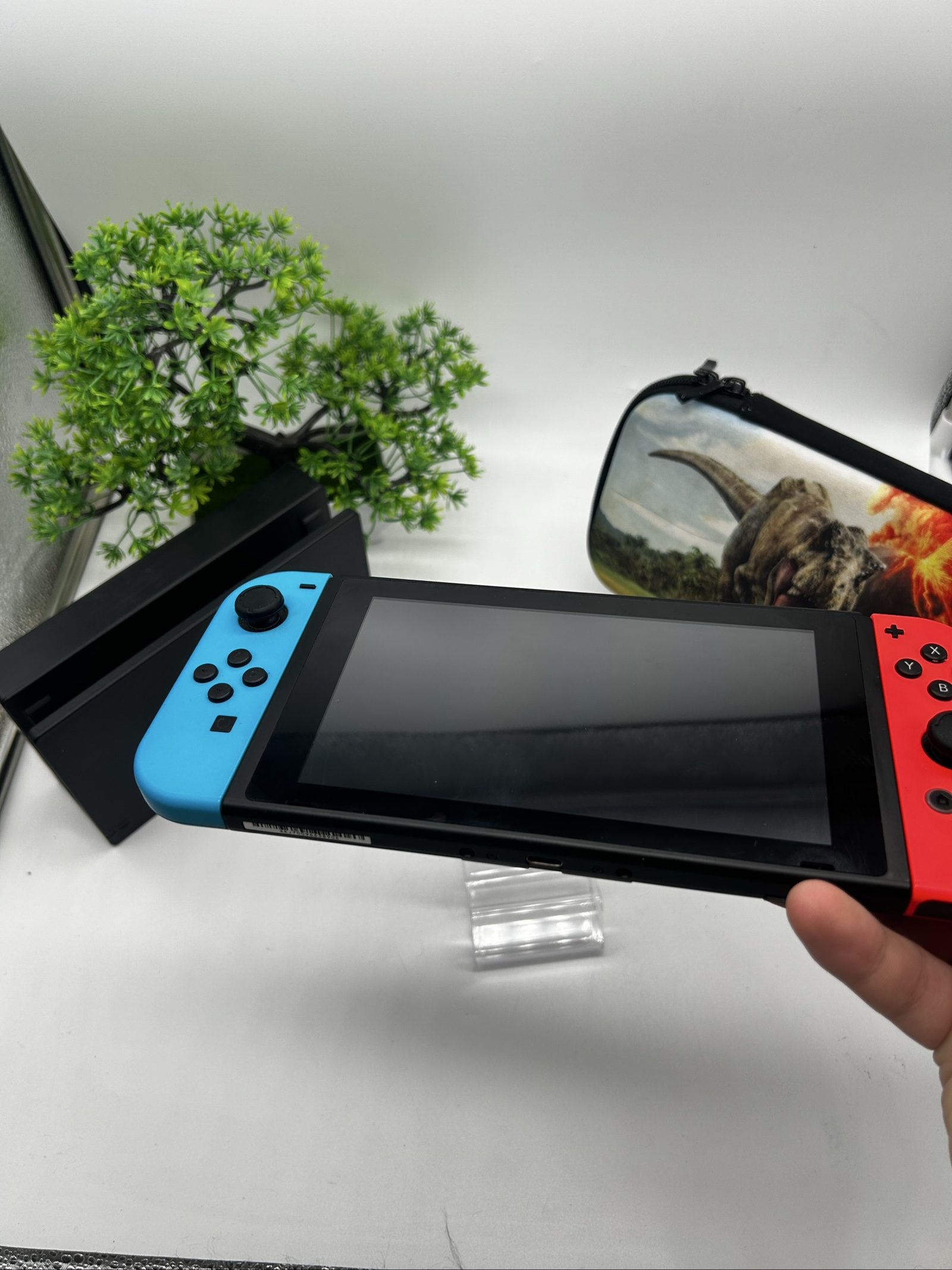 Nintendo Switch V2 Blu/Rossa + SD 128GB + Custodia – Completa – Eccellente image 7