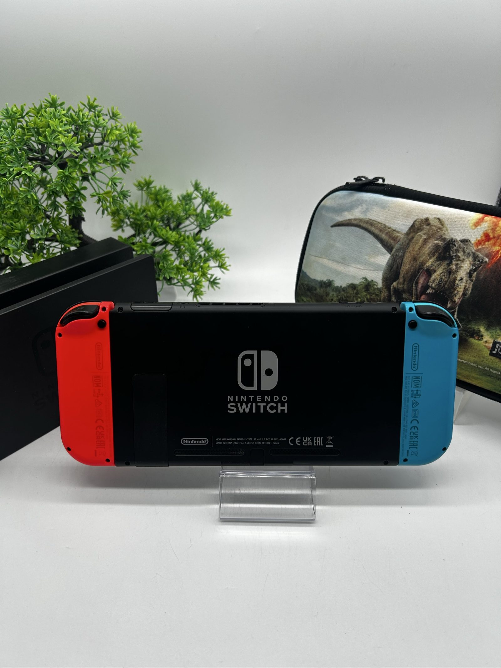 Nintendo Switch V2 Blu/Rossa + SD 128GB + Custodia – Completa – Eccellente image 9