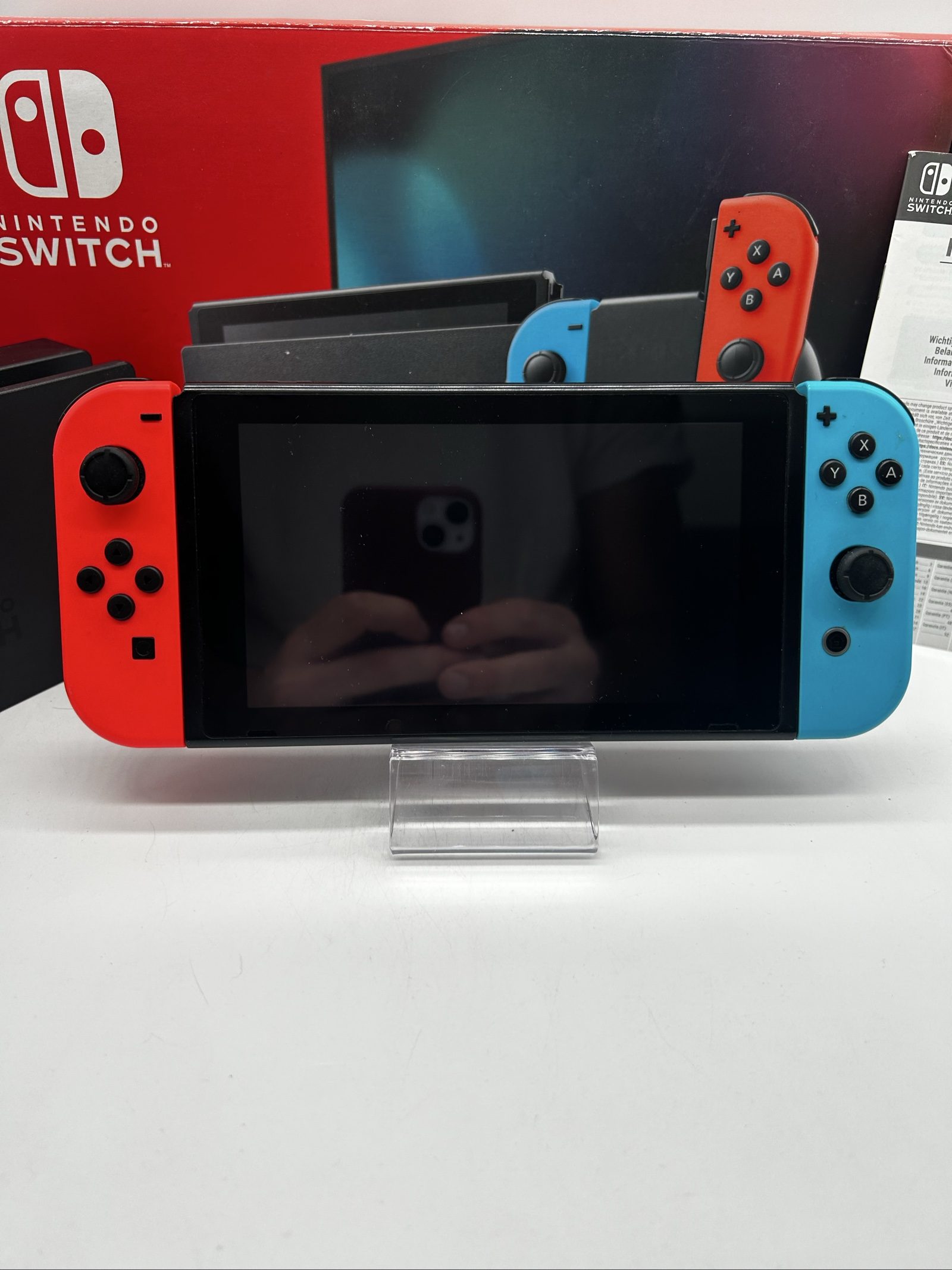 Nintendo Switch V2 Blu/Rossa + Scatola +SD 32GB – Accessori Originali-Eccellente image 6