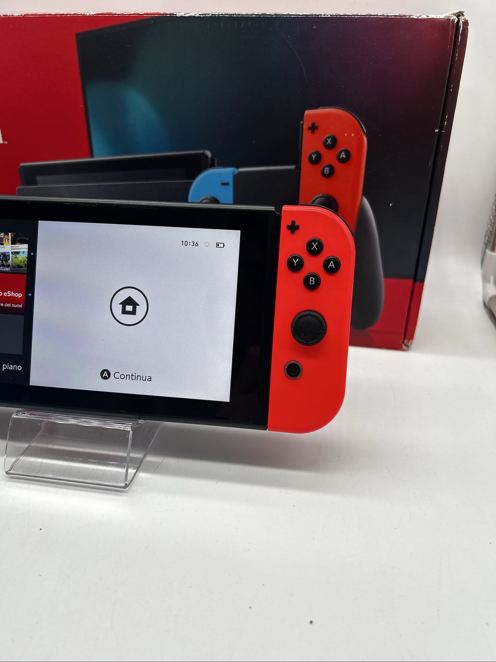 Nintendo Switch V2 Blu/Rossa + Scatola +SD 64GB – Accessori Originali-Eccellente image 4