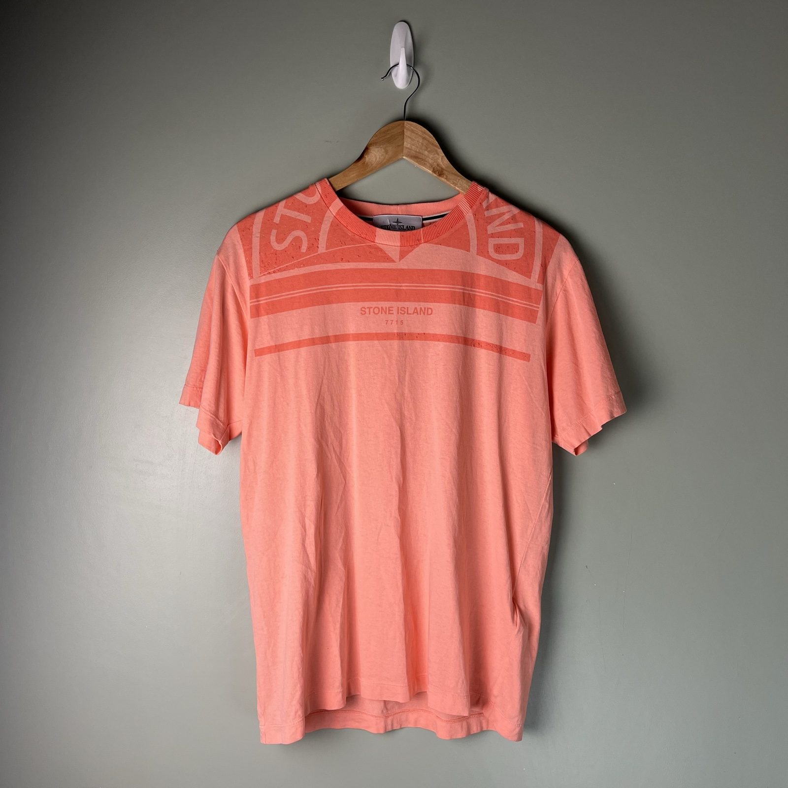 Stone Island Coral Graphic Compass bobbly Print T-Shirt