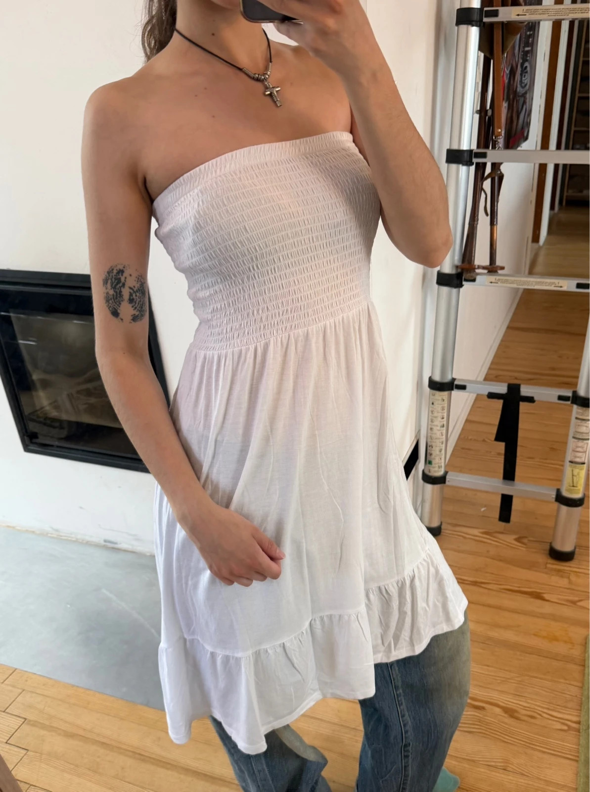 Vintage white skirt / dress / top image 2