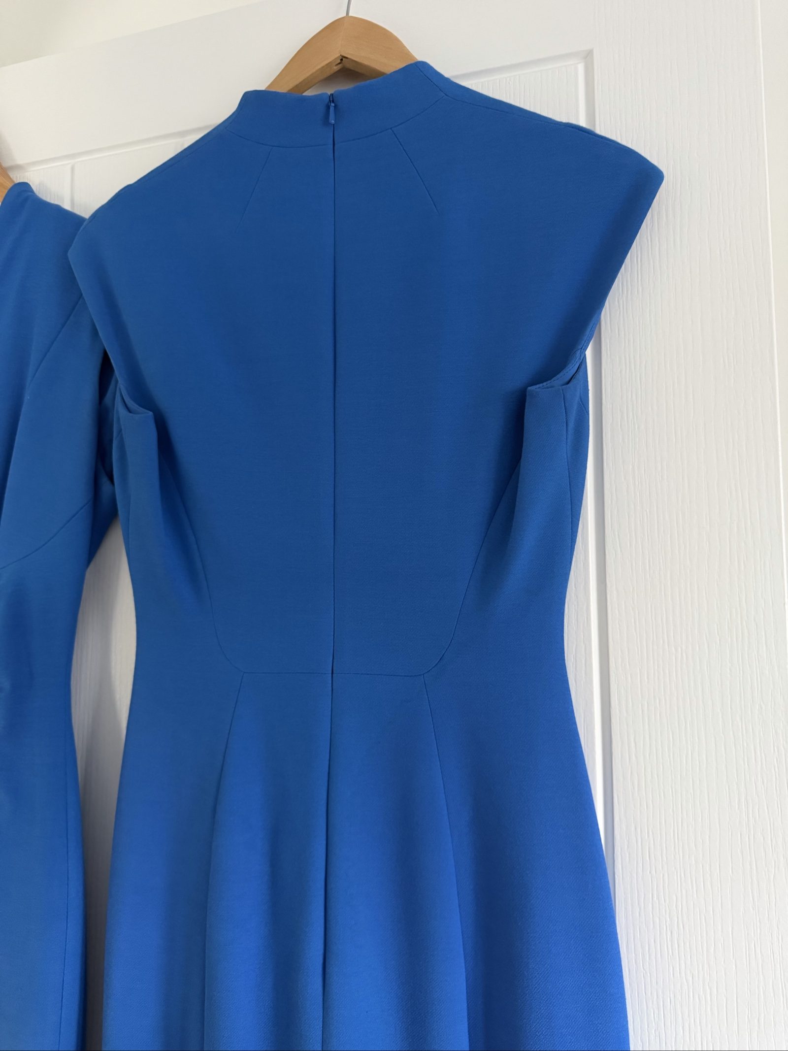 Karen Millen Blue Fitted Dress UK 10 image 5