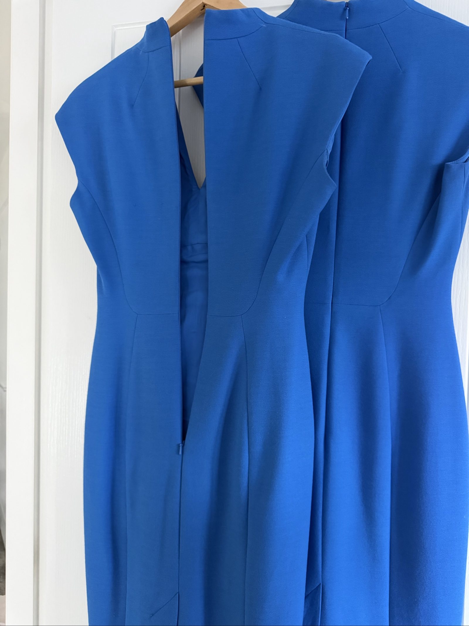 Karen Millen Blue Fitted Dress UK 10 image 6