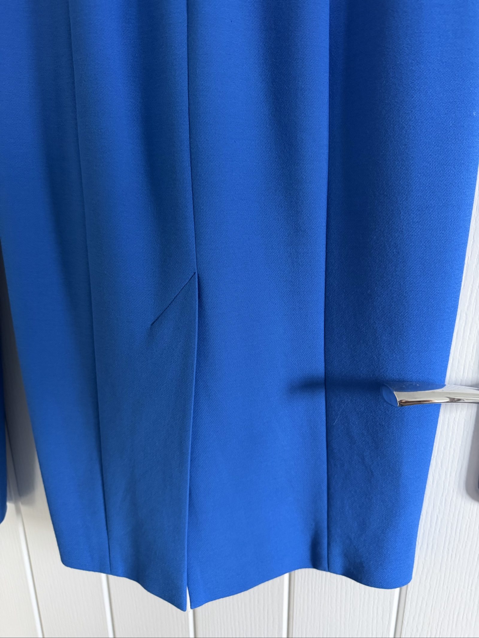 Karen Millen Blue Fitted Dress UK 10 image 7