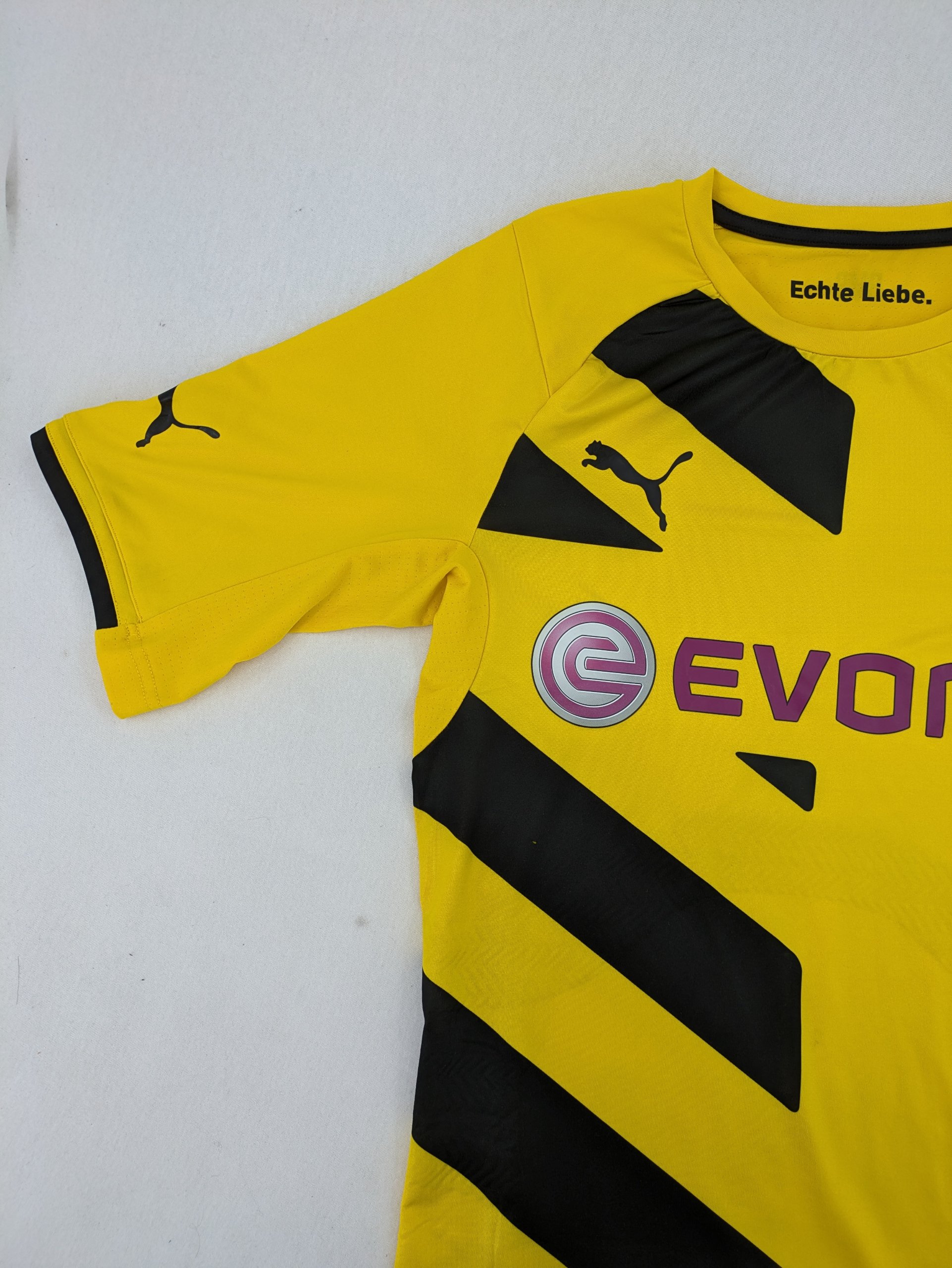 Puma BVB Borussia Dortmund Gelb & Schwarz Fußball Trikot M/L Herren image 2