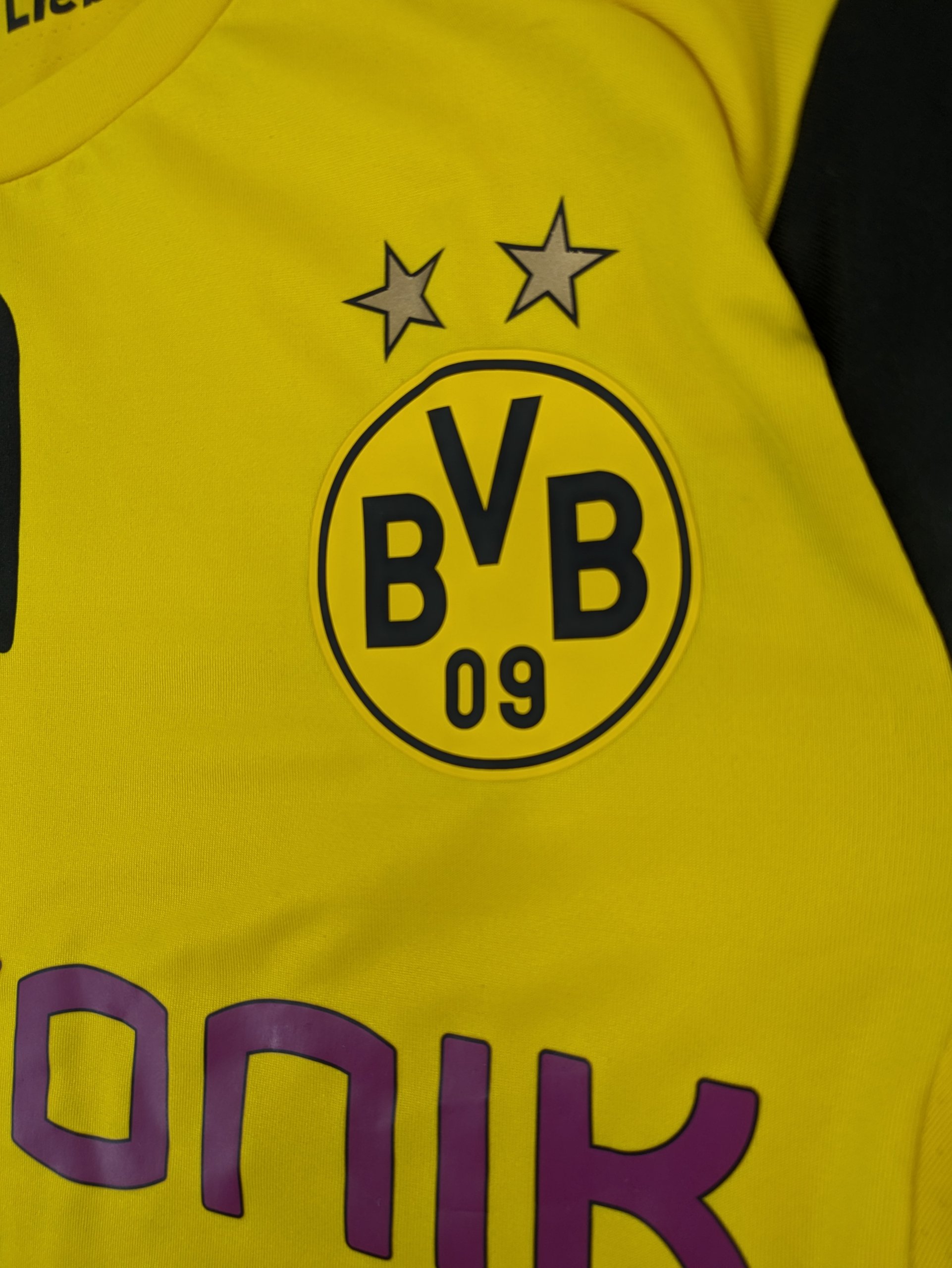 Puma BVB Borussia Dortmund Gelb & Schwarz Fußball Trikot M/L Herren image 5