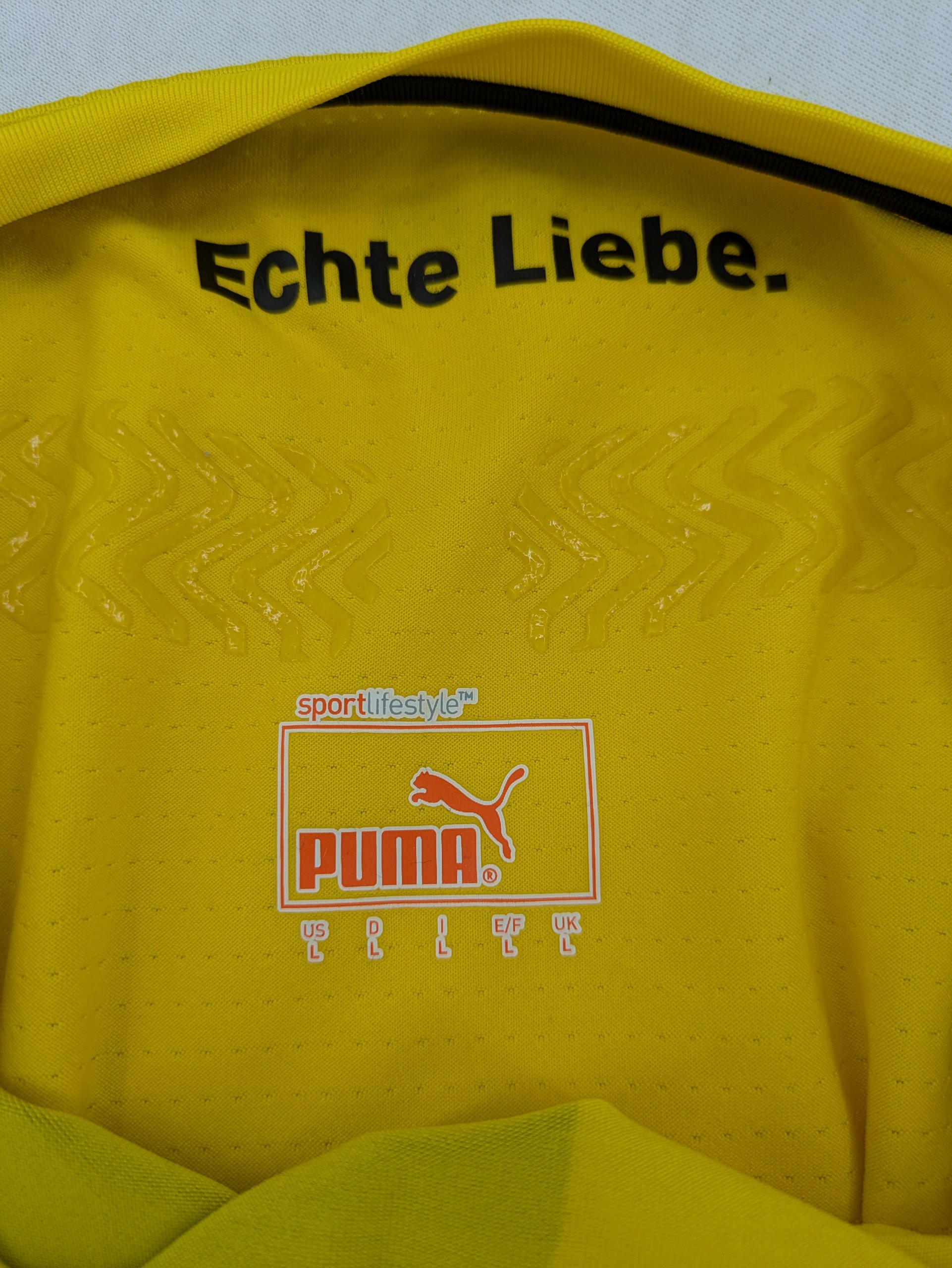 Puma BVB Borussia Dortmund Gelb & Schwarz Fußball Trikot M/L Herren image 10