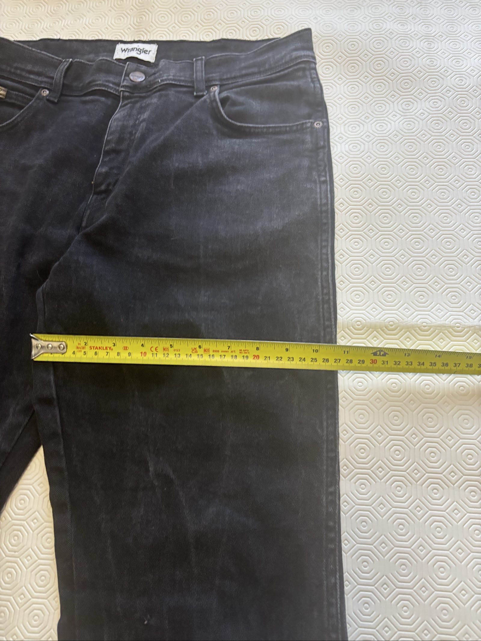 Wrangler Black Texas Slim Fit Jeans W33 L30 image 6
