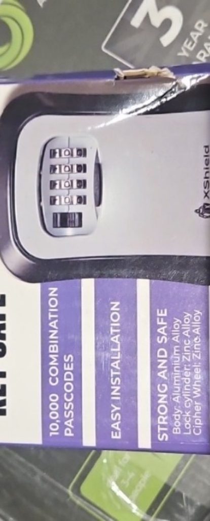 XShield Combination Lock 10,000 Passcodes Security Padlock