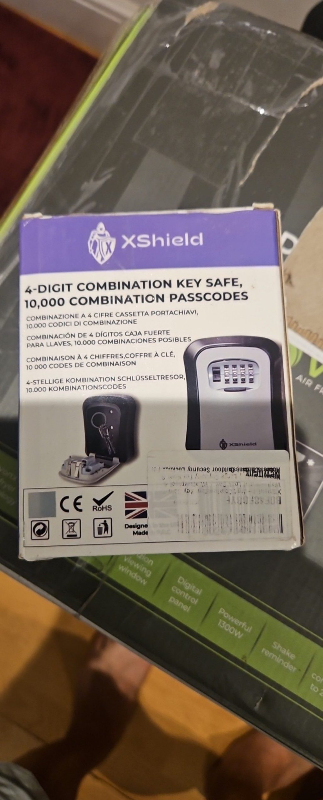 XShield Combination Lock 10,000 Passcodes Security Padlock image 2