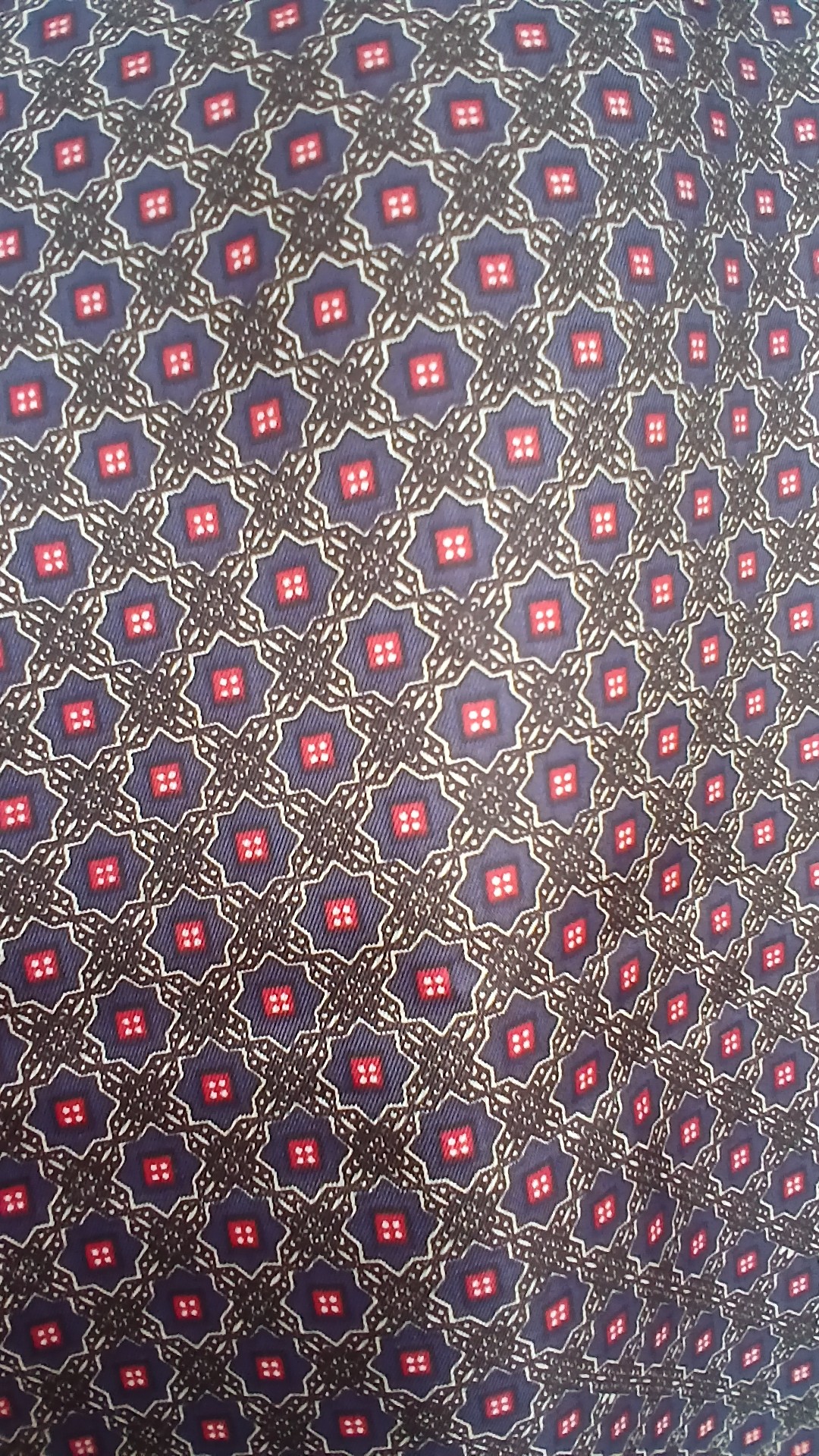 Duggie Burgundy & Patterned Gentlemens Scarf Made In Gt Britain image 3