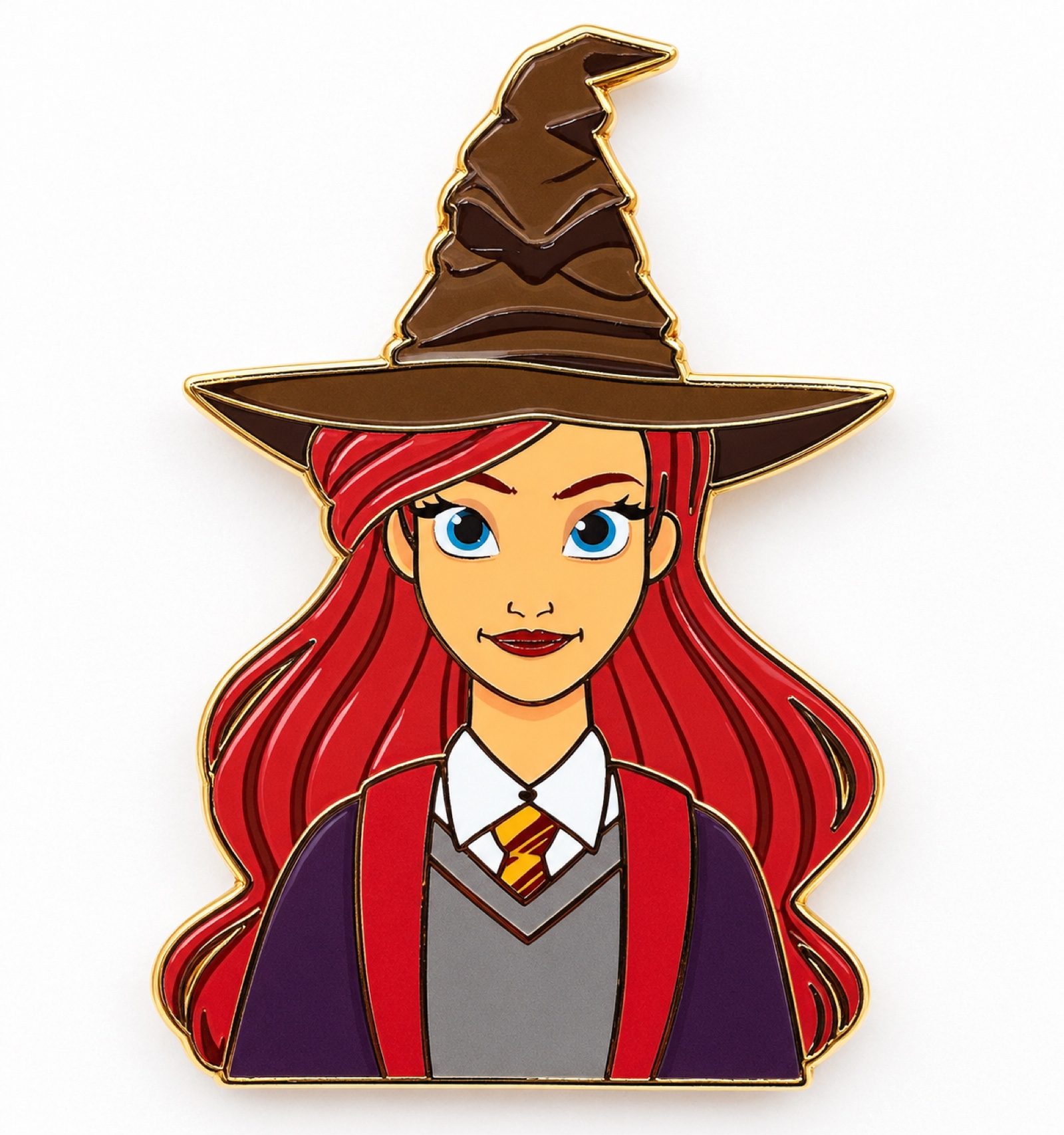 Ariel Hogwarts Gryffindor Sorting Hat Fantasy Pin Jumbo LE75 Limited Edition