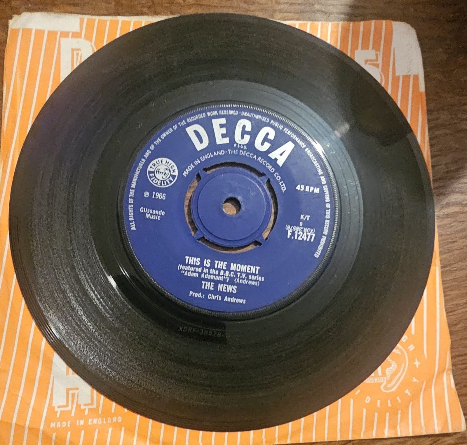 Small Faces Understanding DECCA F.12470 7" Vinyl Single image 2