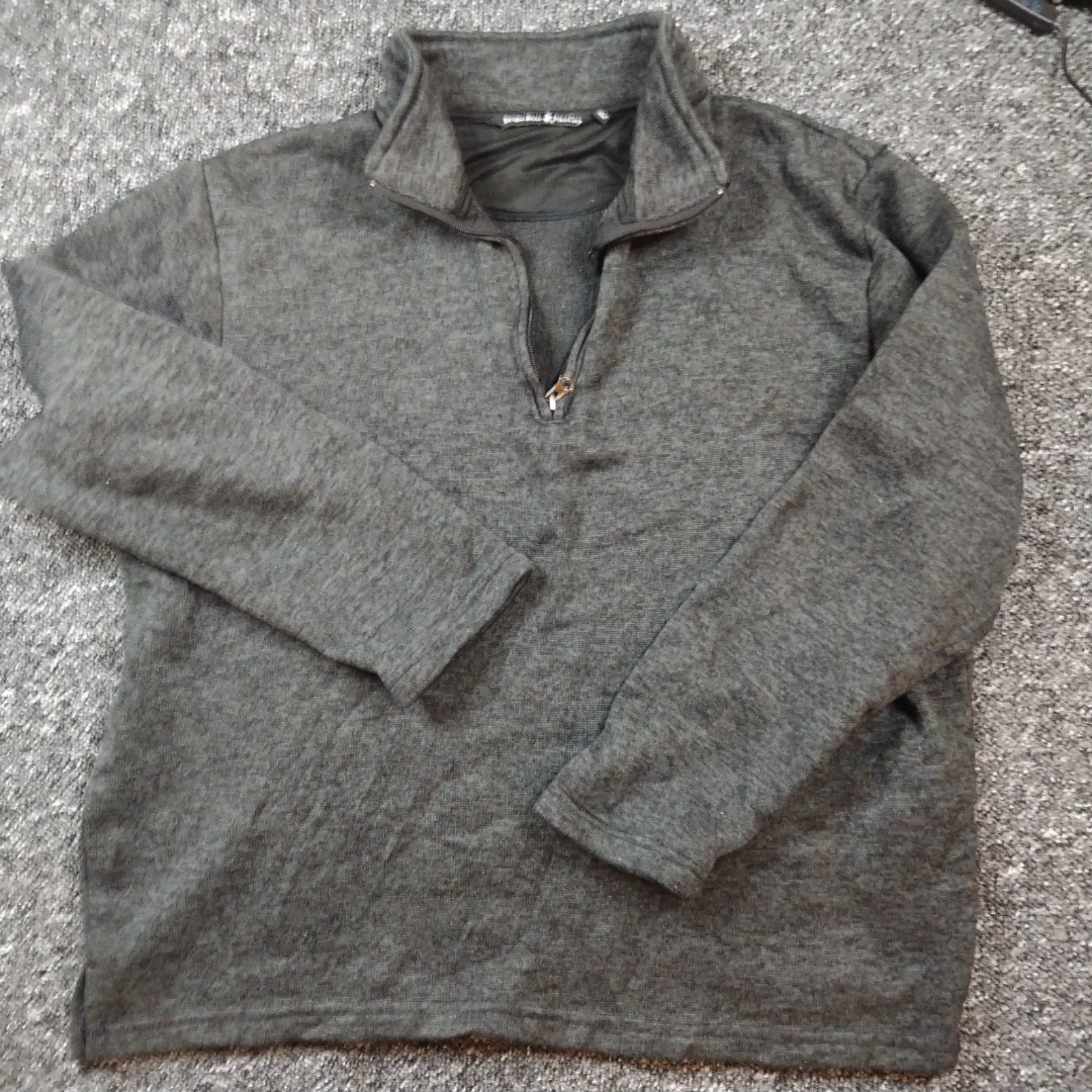 Beverly Hills Polo Club Men's Grey Half Zip Jumper XL