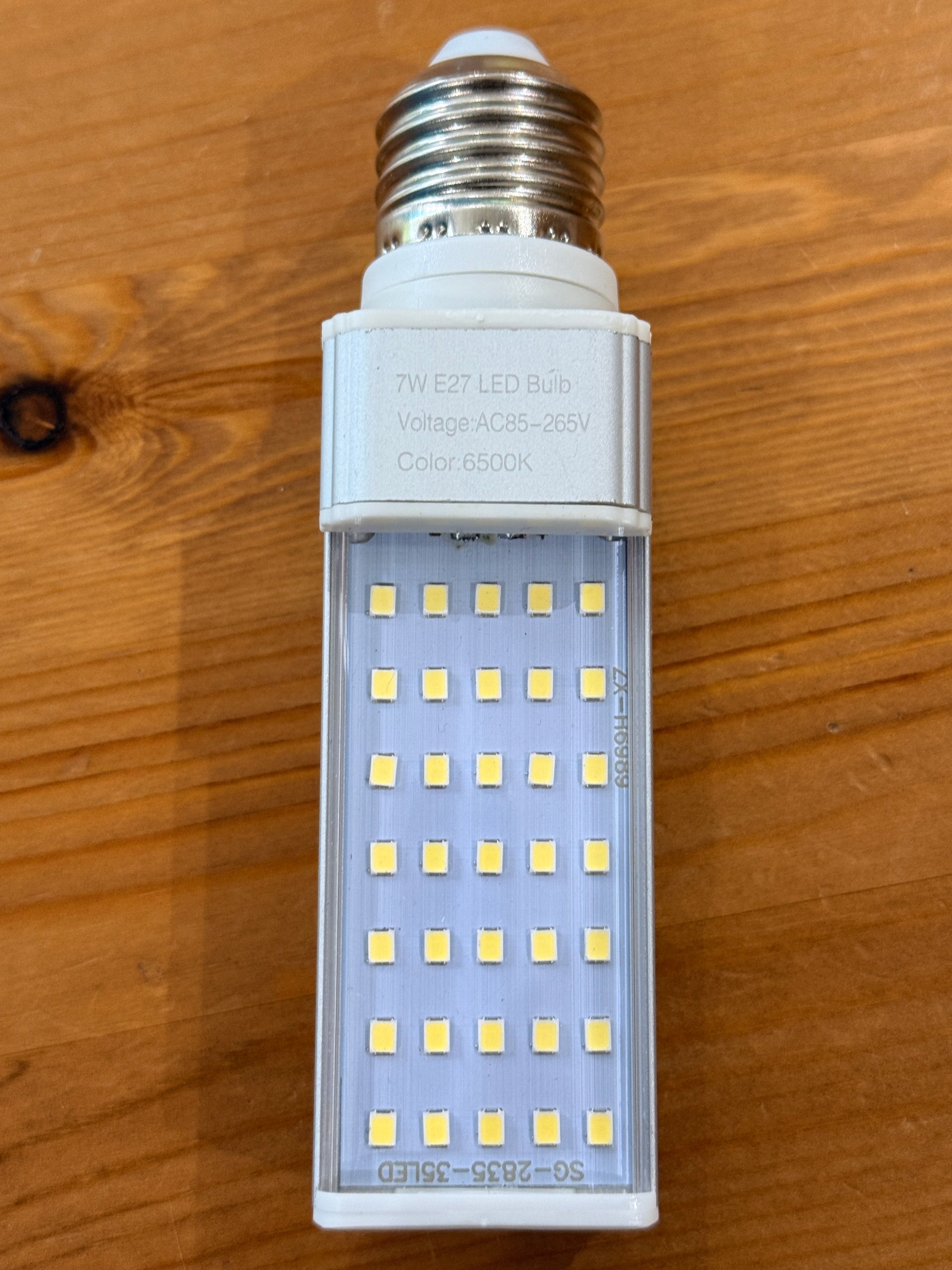 Fishpod Fishbox Aquarium LED Bulb 7W E27 6500K White Plant Grow Light
