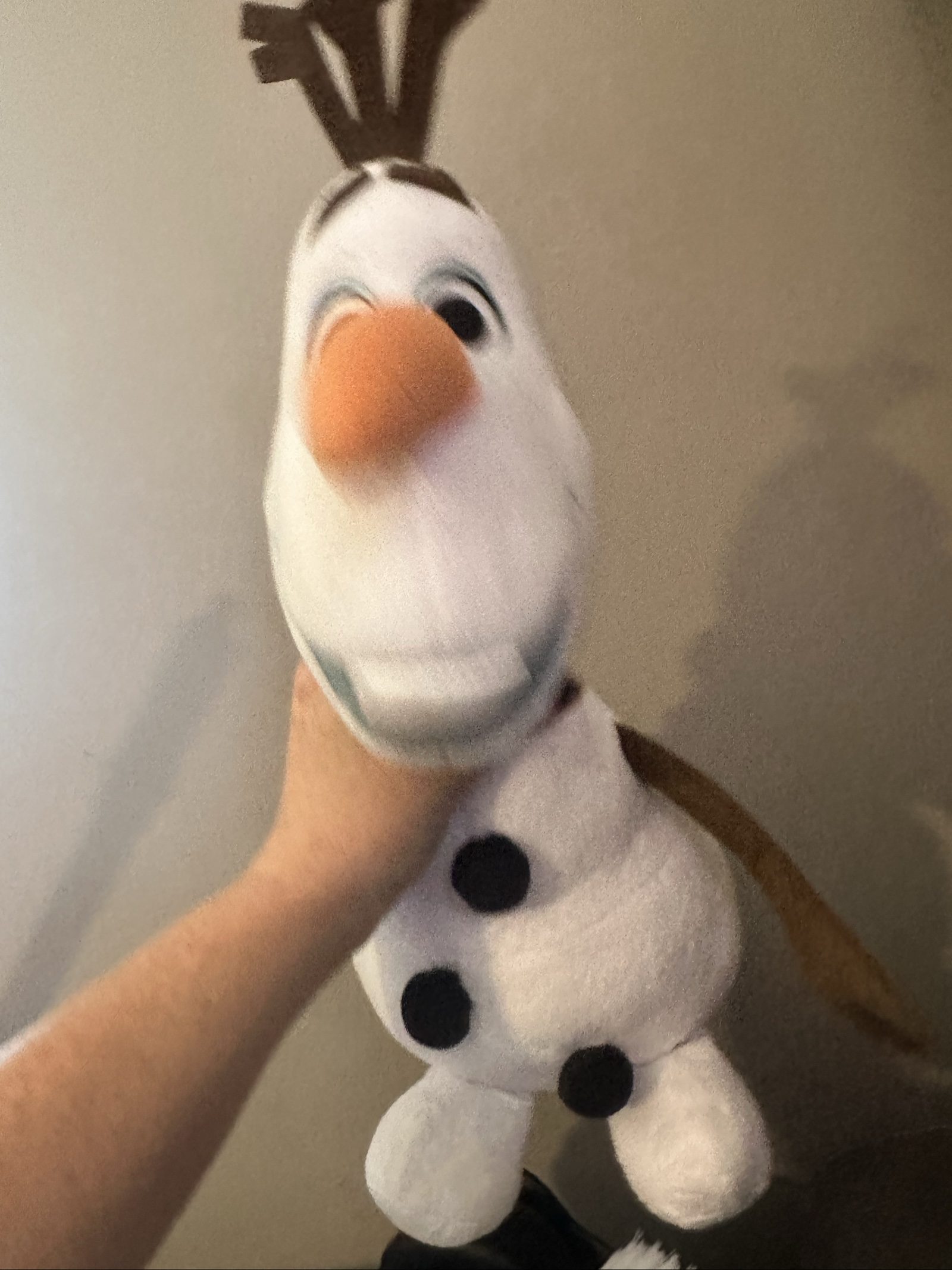 Disney Olaf White Plush Toy Soft Stuffed Snowman image 6