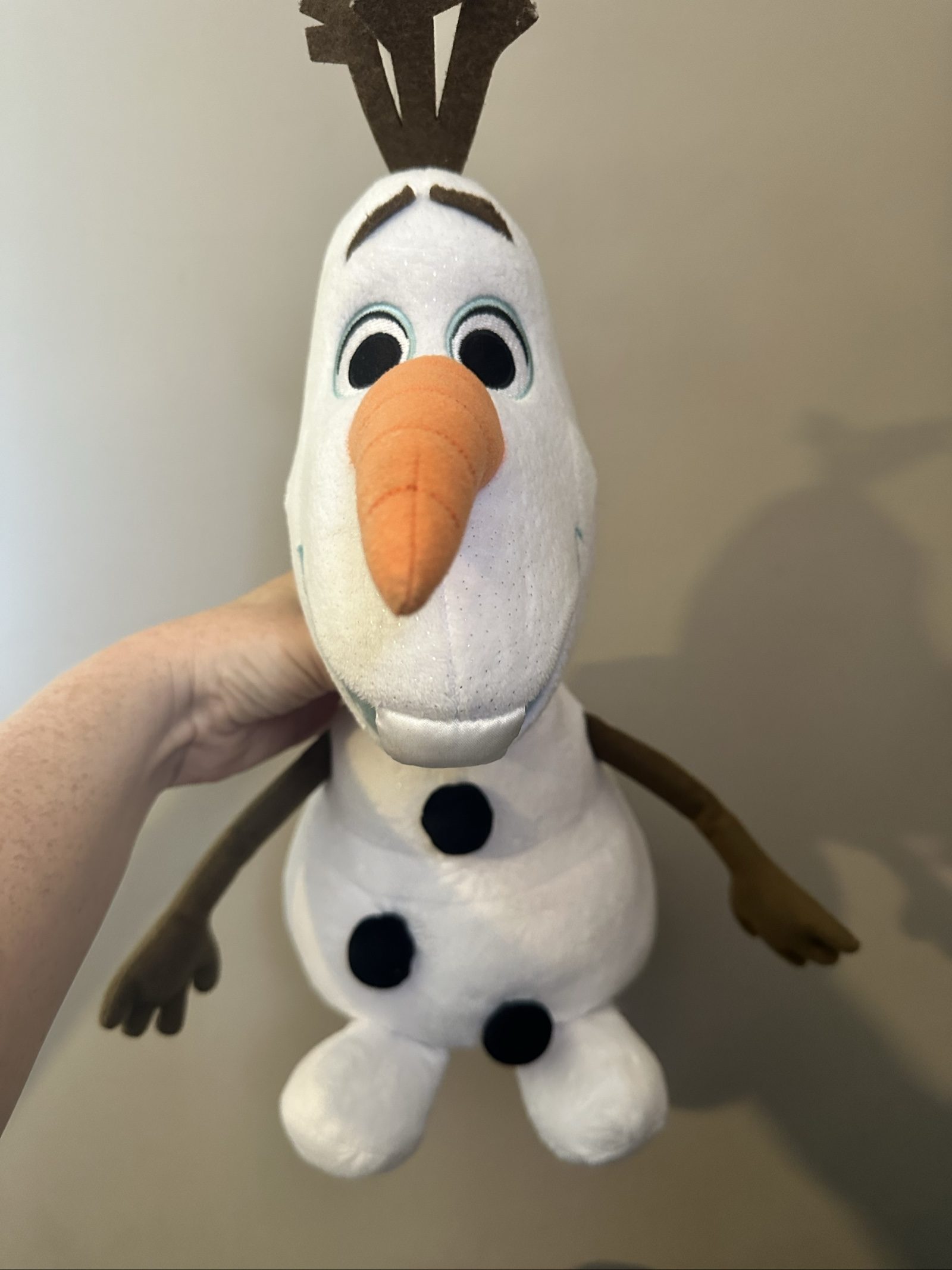 Disney Olaf White & Brown Plush Toy