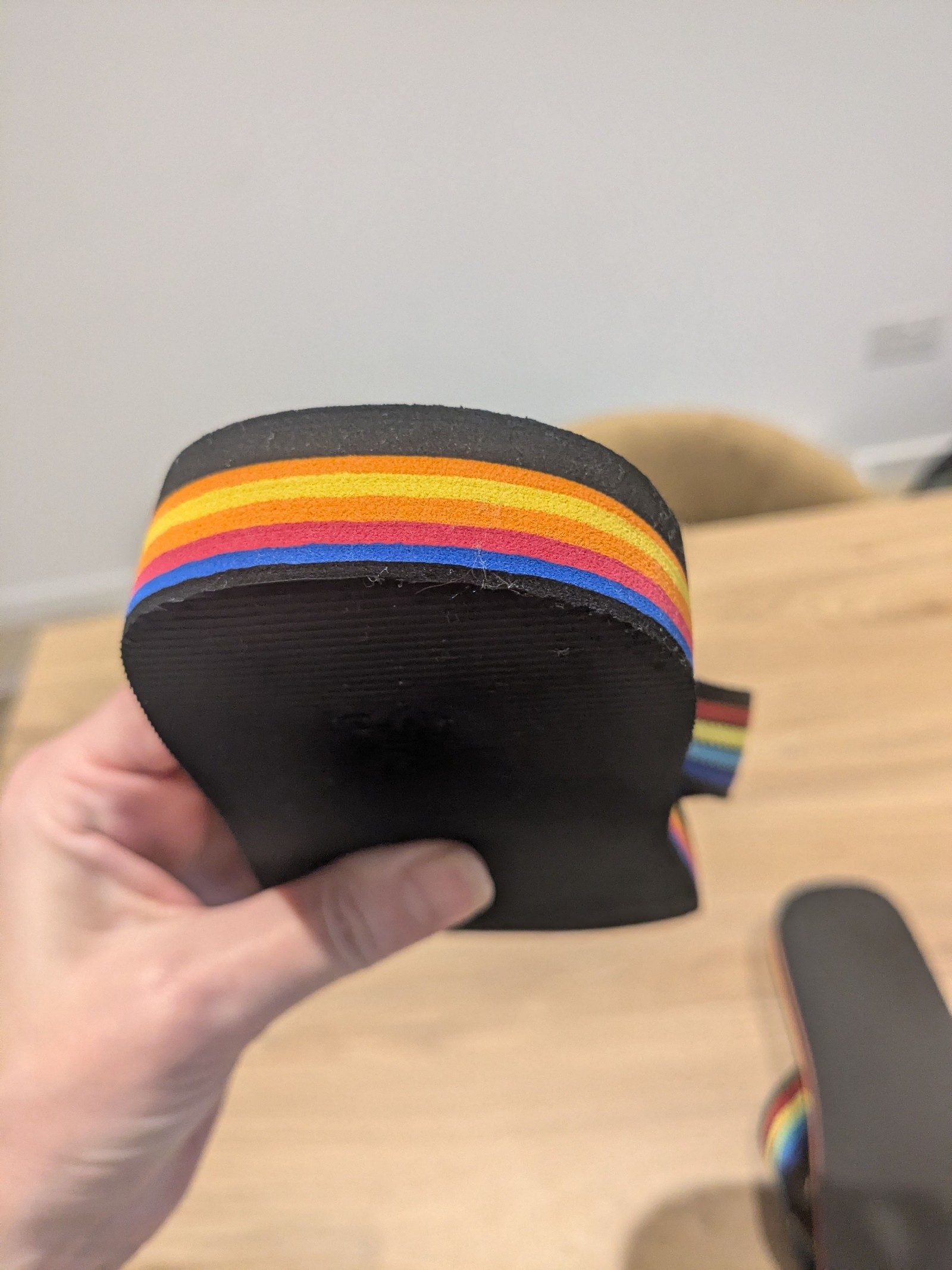 Retro Rainbow flip flops/Thongs Unisex image 4