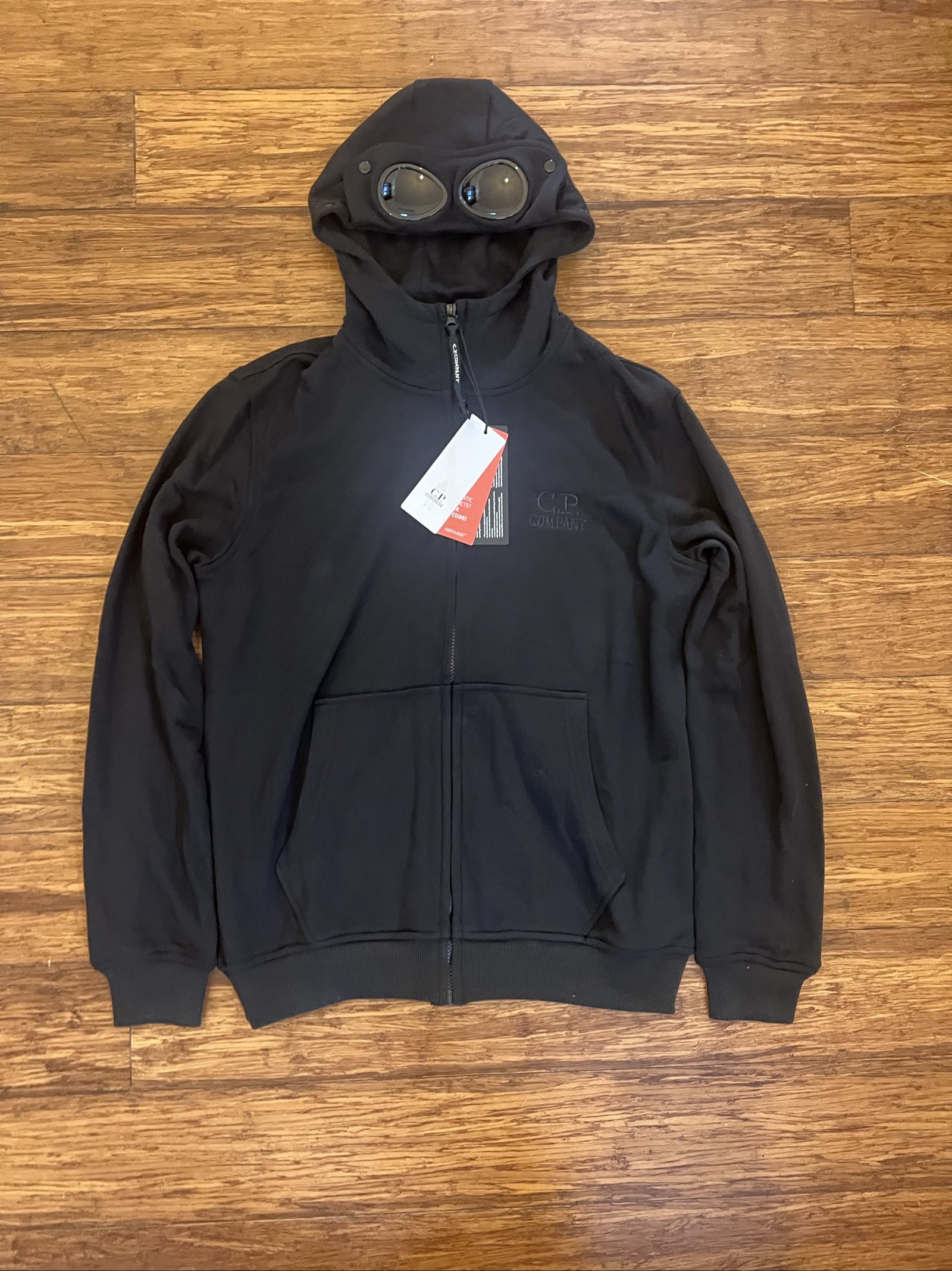 C.P. Company Light Fleece Goggle Hoodie image 2