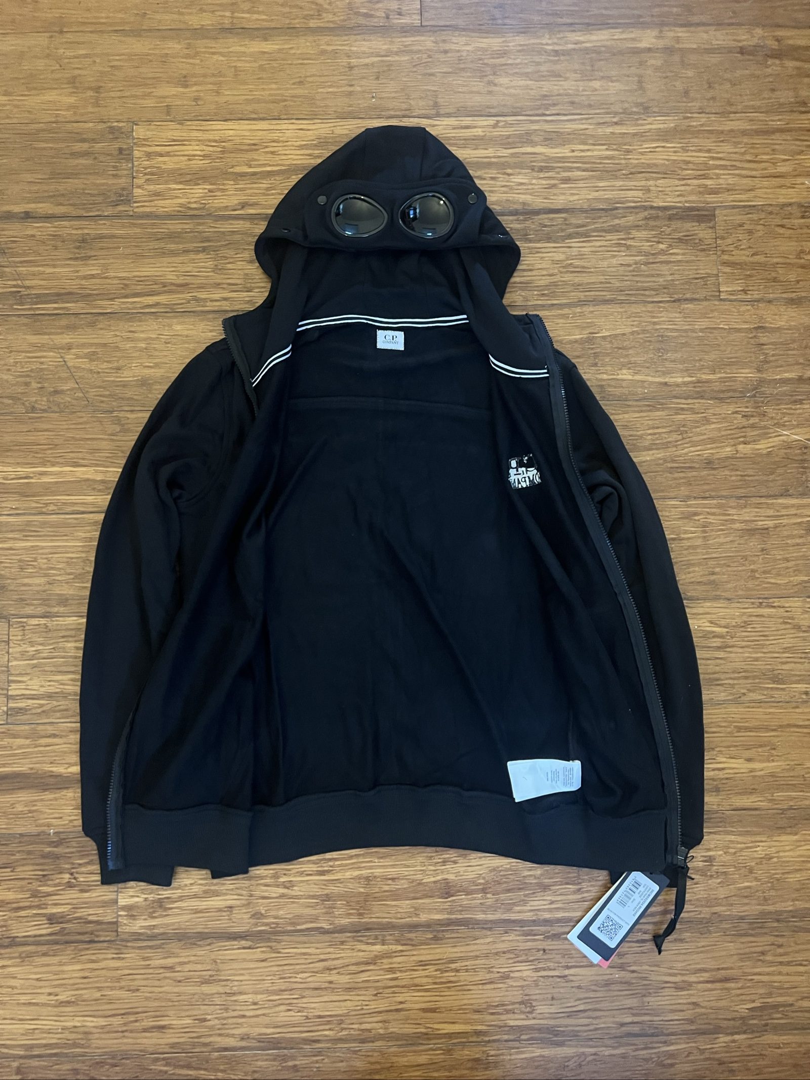 C.P. Company Light Fleece Goggle Hoodie image 4