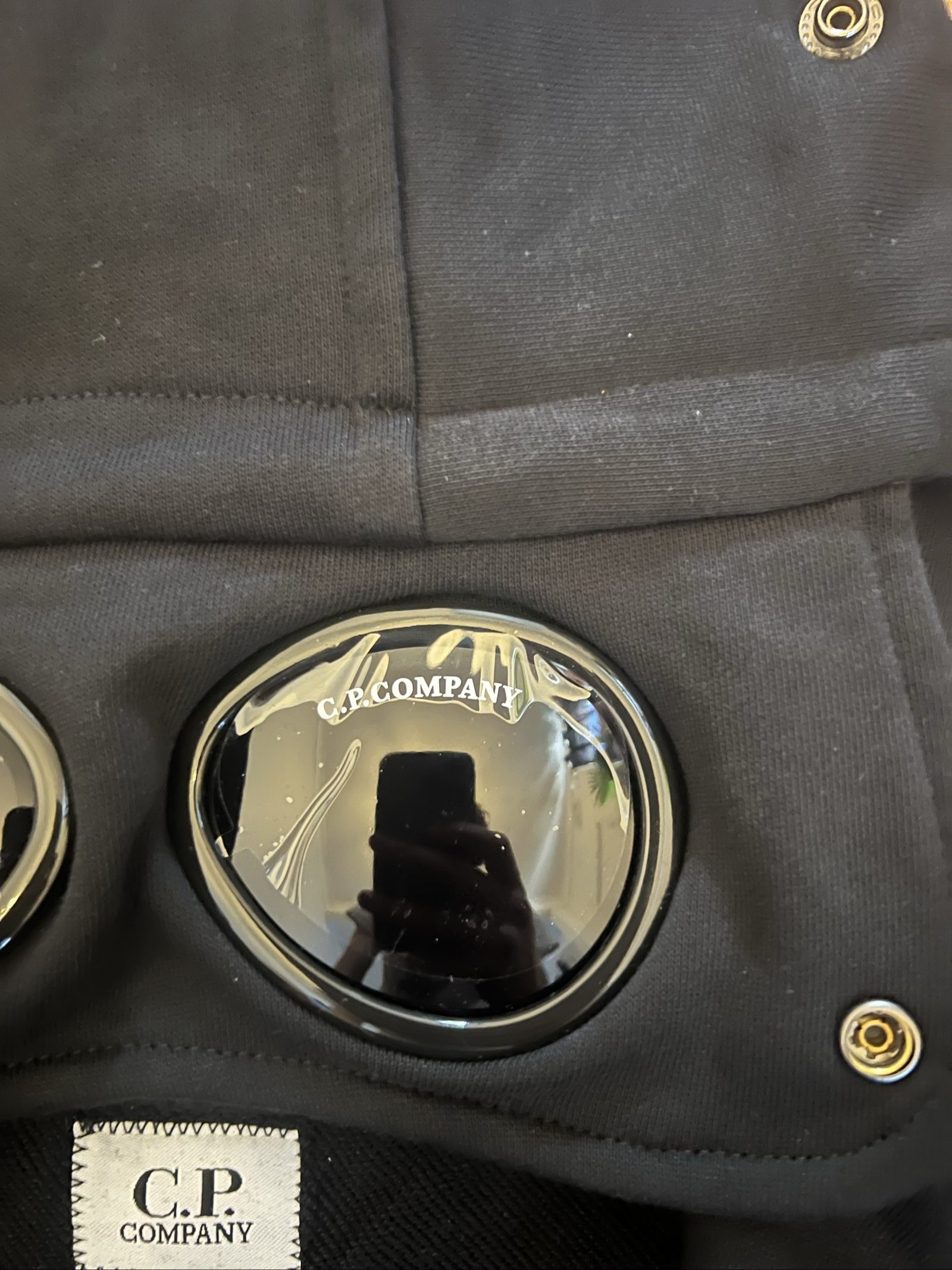 C.P. Company Light Fleece Goggle Hoodie image 8