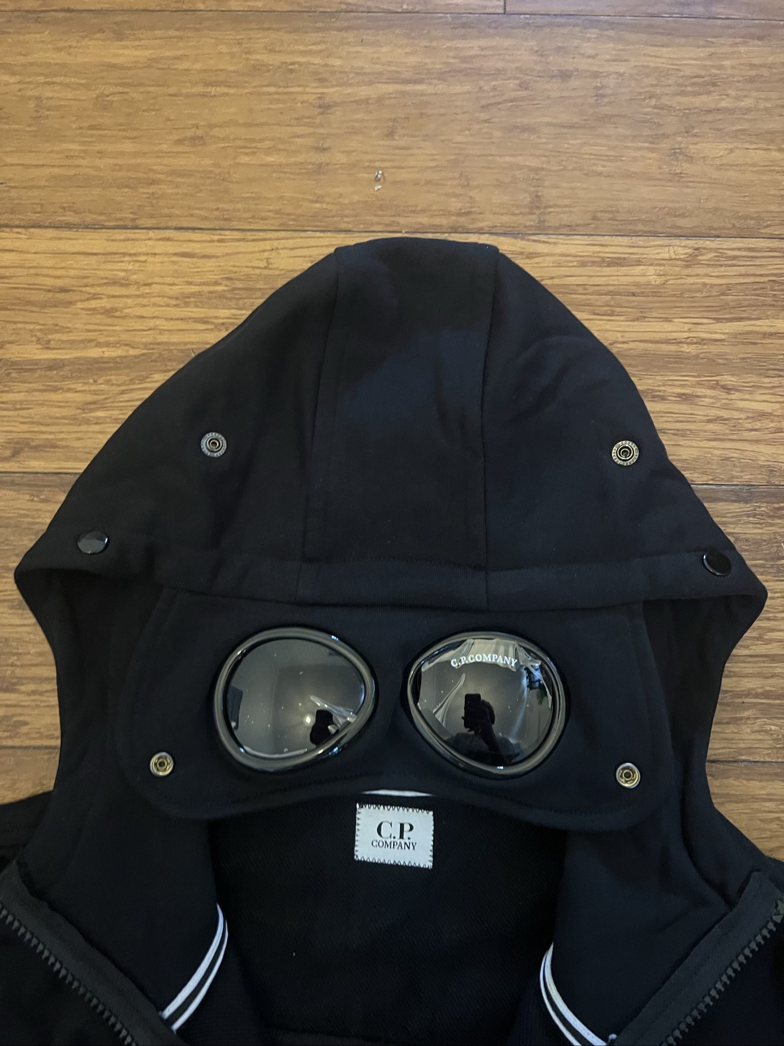 C.P. Company Light Fleece Goggle Hoodie image 9