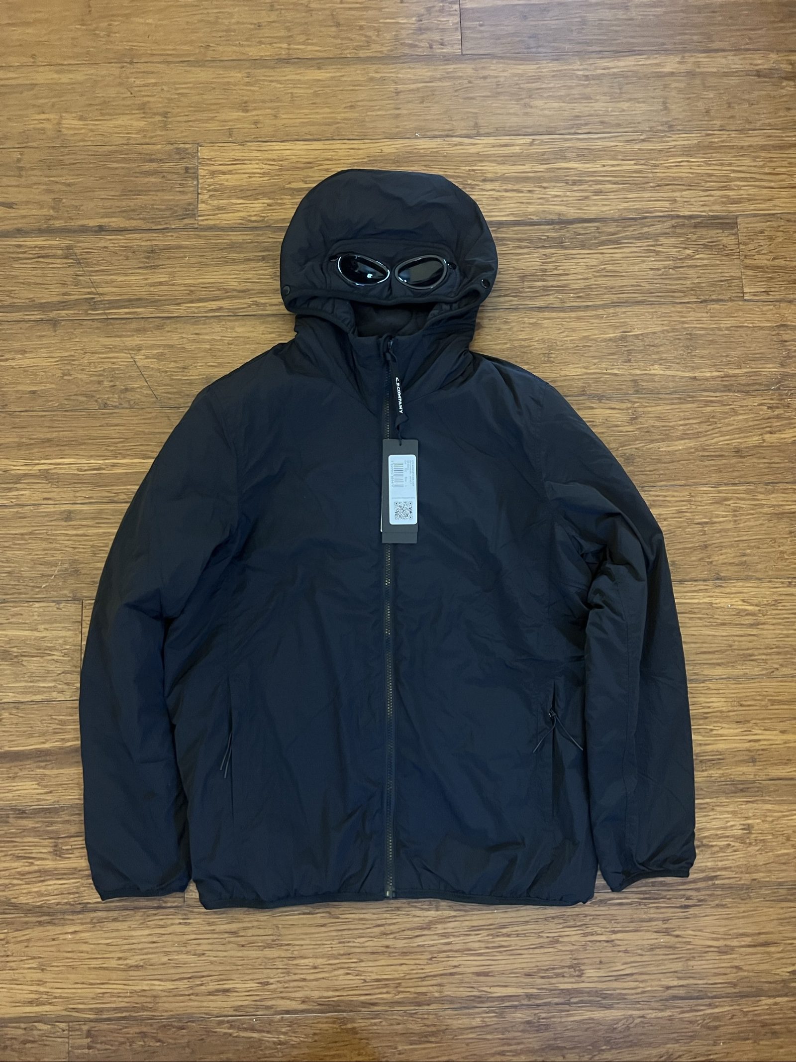 C.P. Company GD Shell Mixed Goggle Hooded Jacket image 2